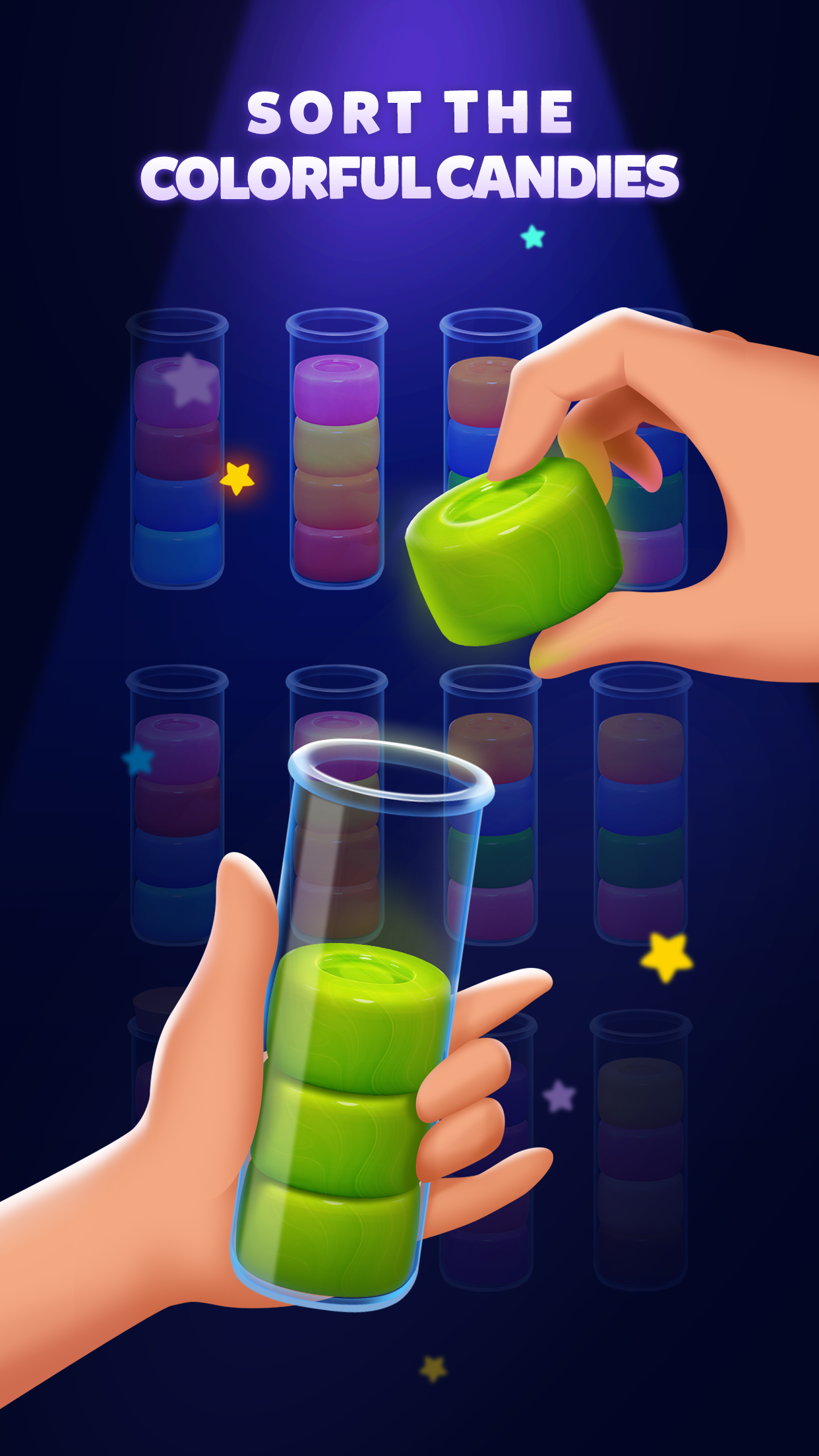 اسکرین شات 4 بازی Candy Sort - Color Puzzle Game