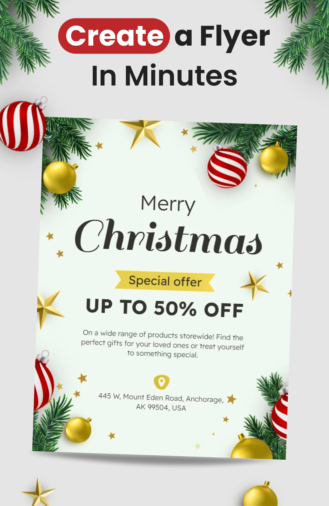 اسکرین شات 4 برنامه Flyer Maker, Poster Maker