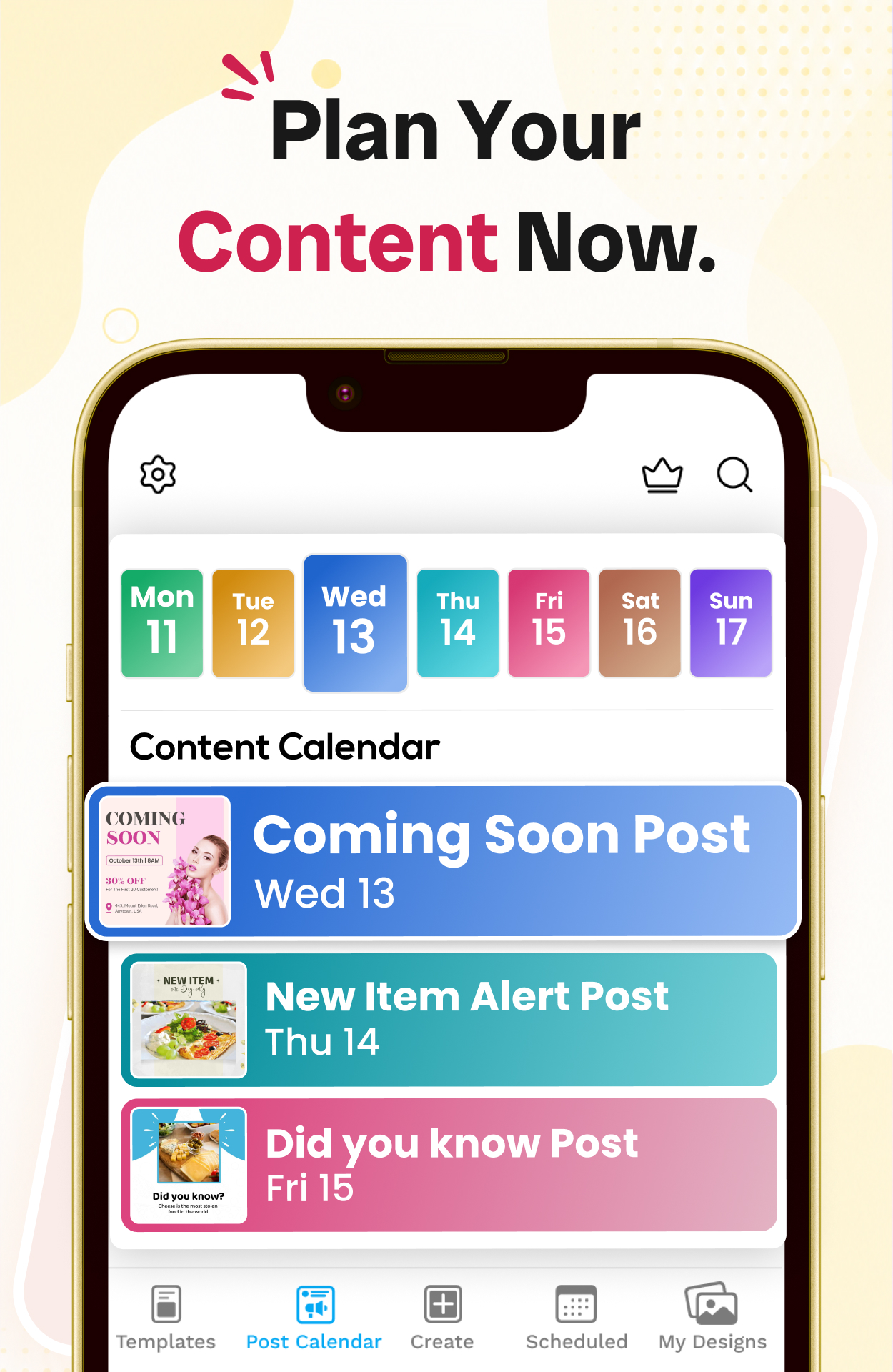 اسکرین شات 3 برنامه Social Media Post Maker