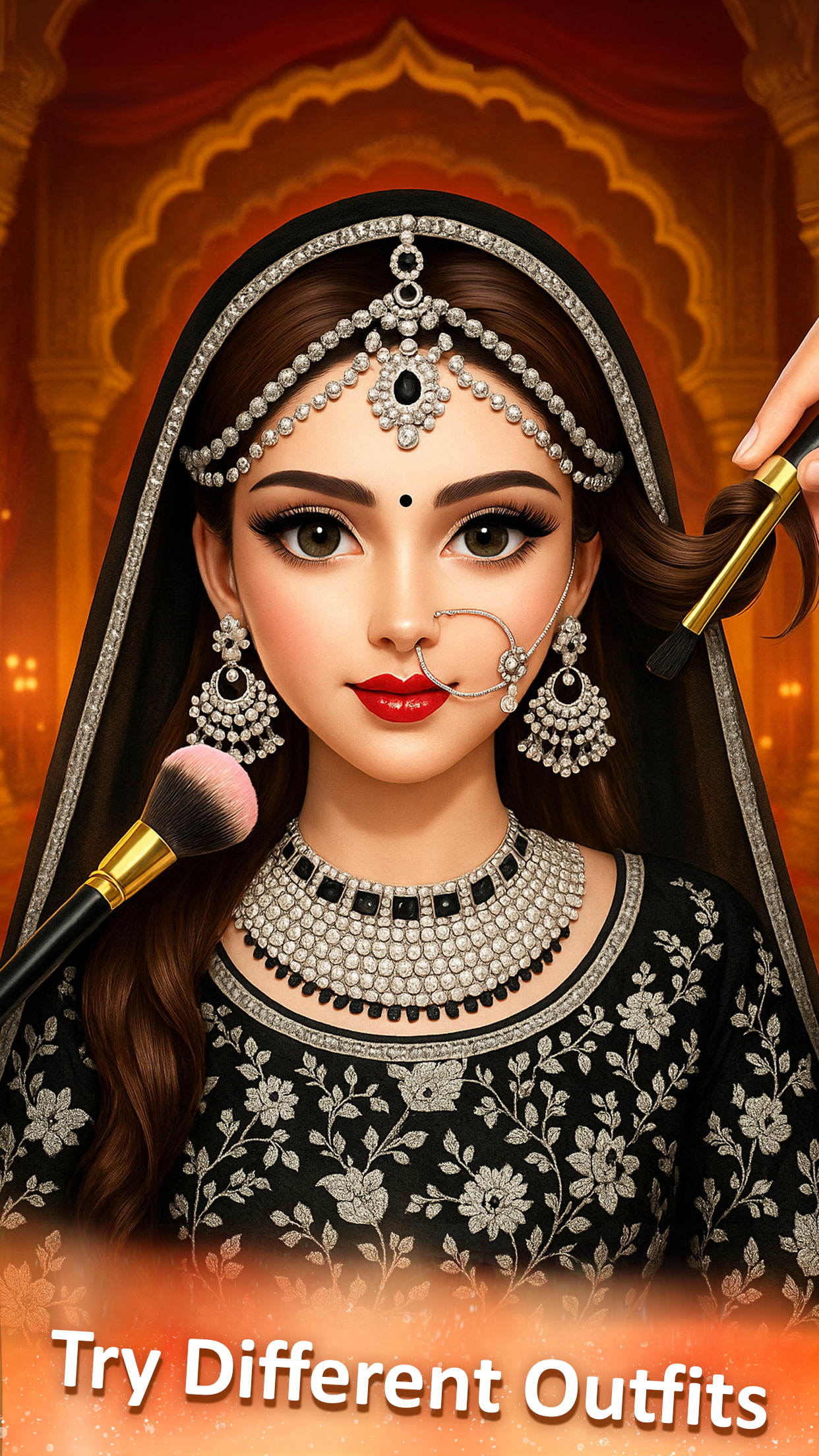اسکرین شات 2 بازی Fashion Wedding Makeup Games