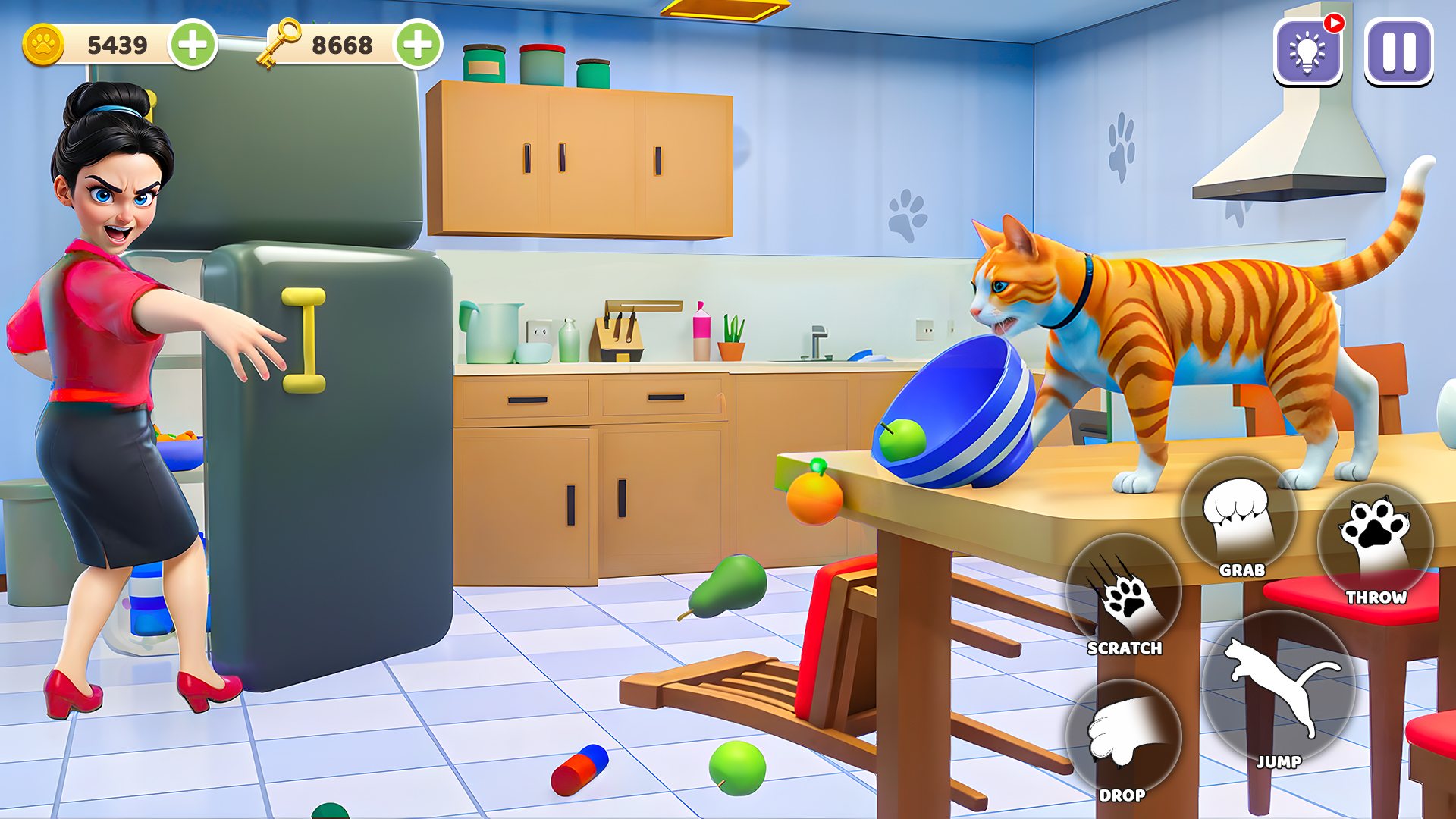 اسکرین شات 5 بازی Cat Simulator: Scary Mom Games