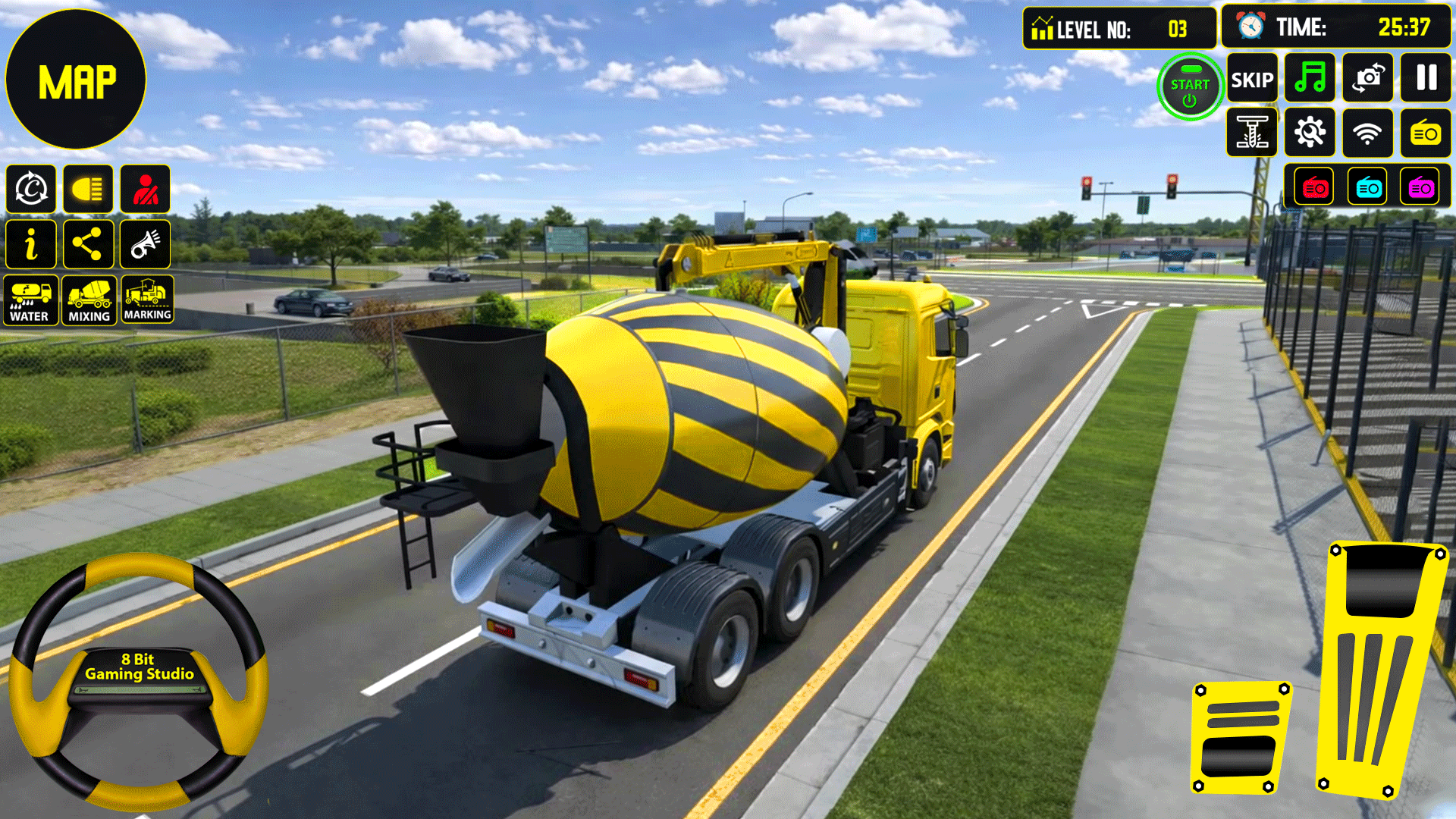 اسکرین شات 5 بازی Road Construction Truck Game