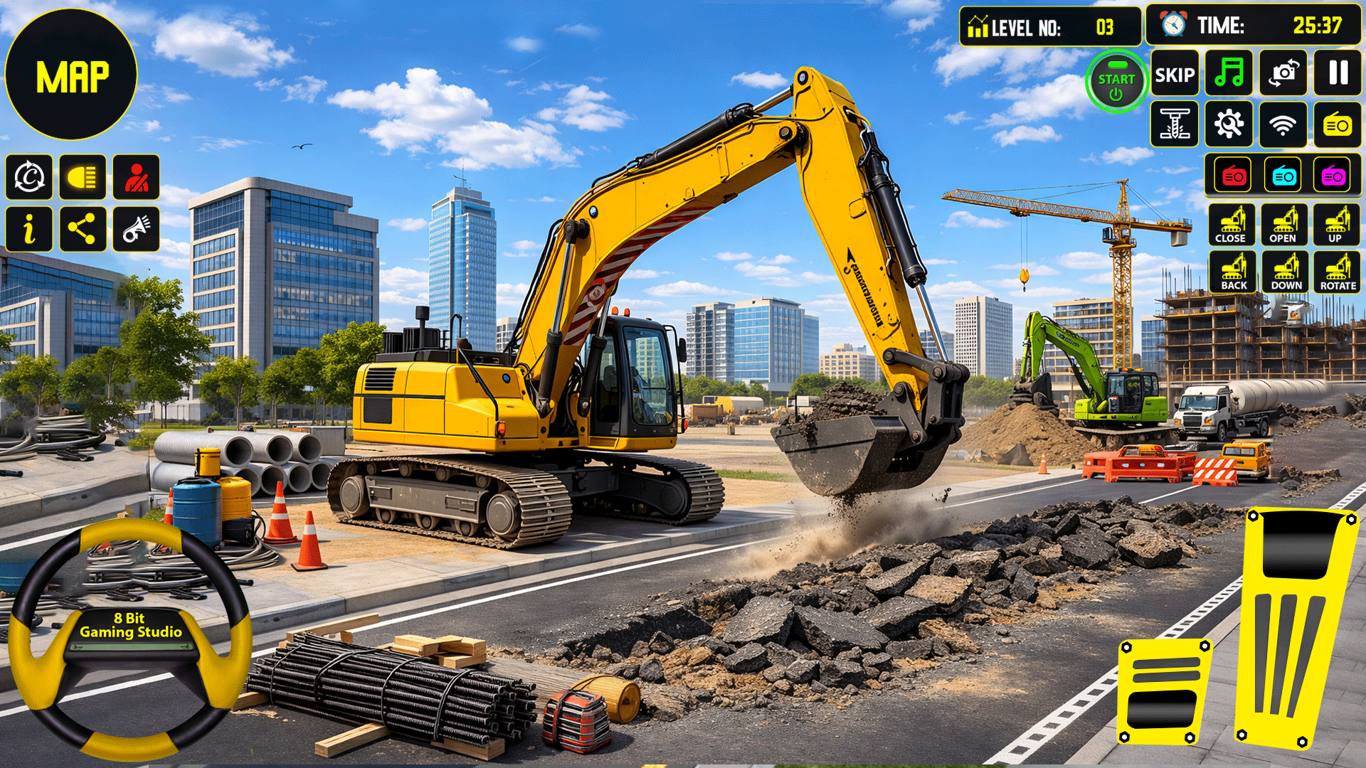 اسکرین شات 2 بازی Road Construction Truck Game