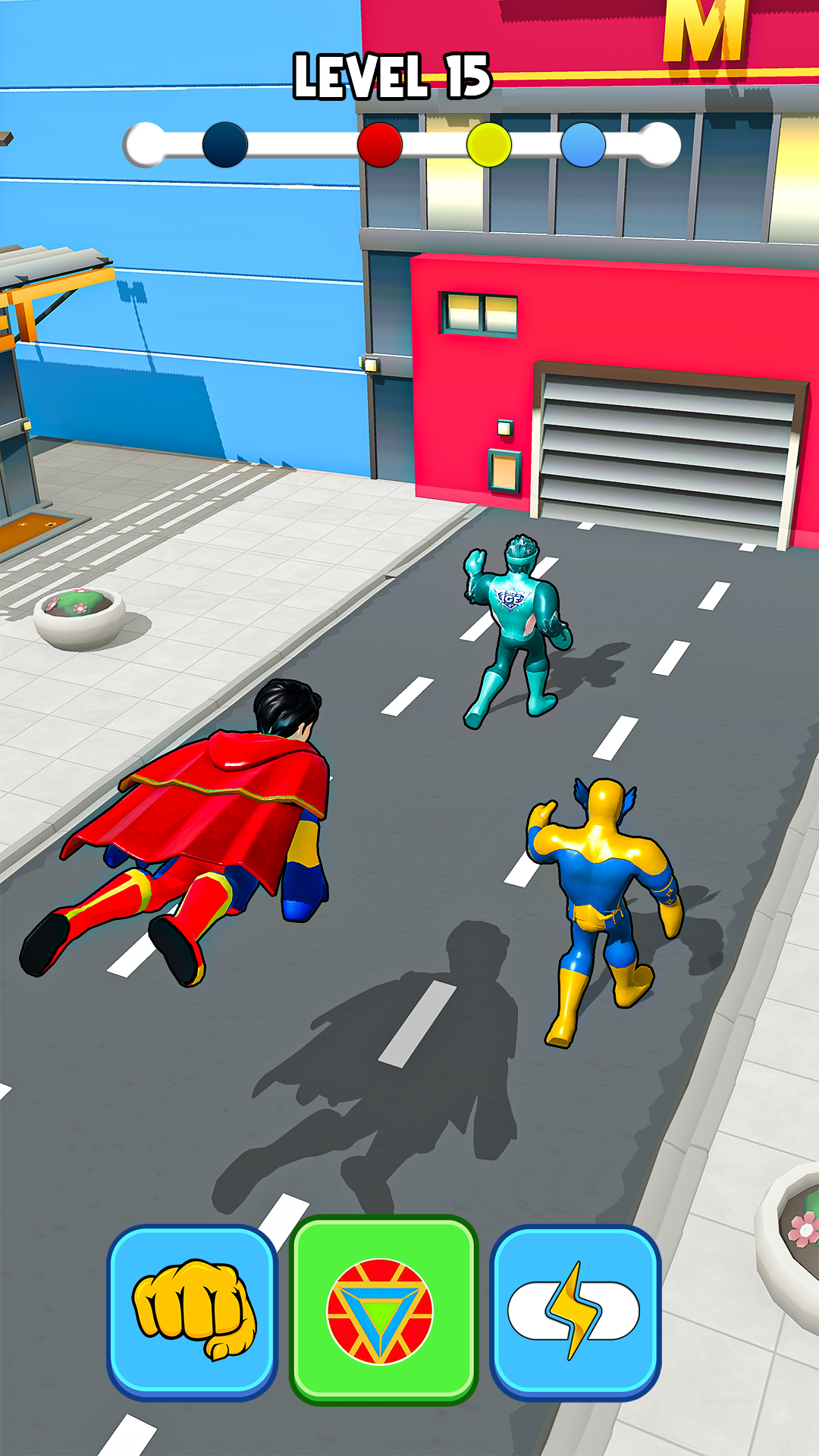 اسکرین شات 4 بازی Superhero Transform Shift Game