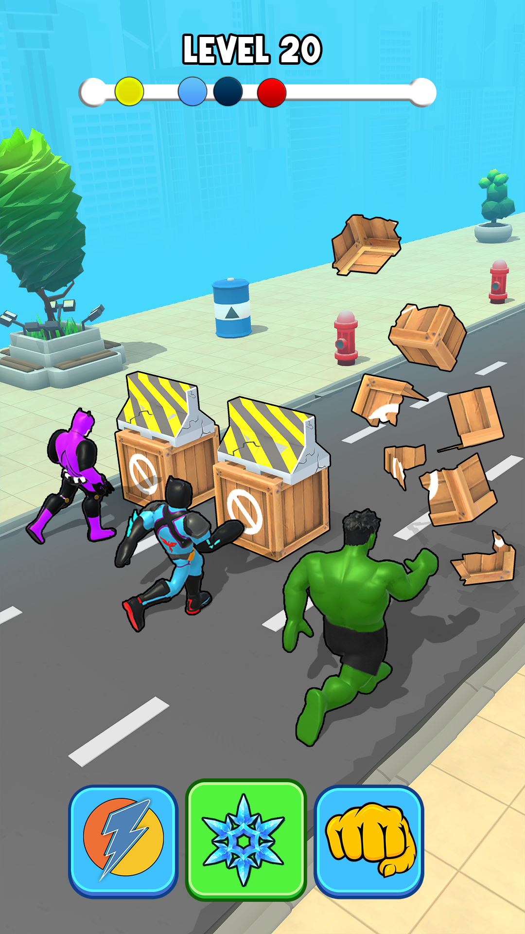 اسکرین شات 6 بازی Superhero Transform Shift Game
