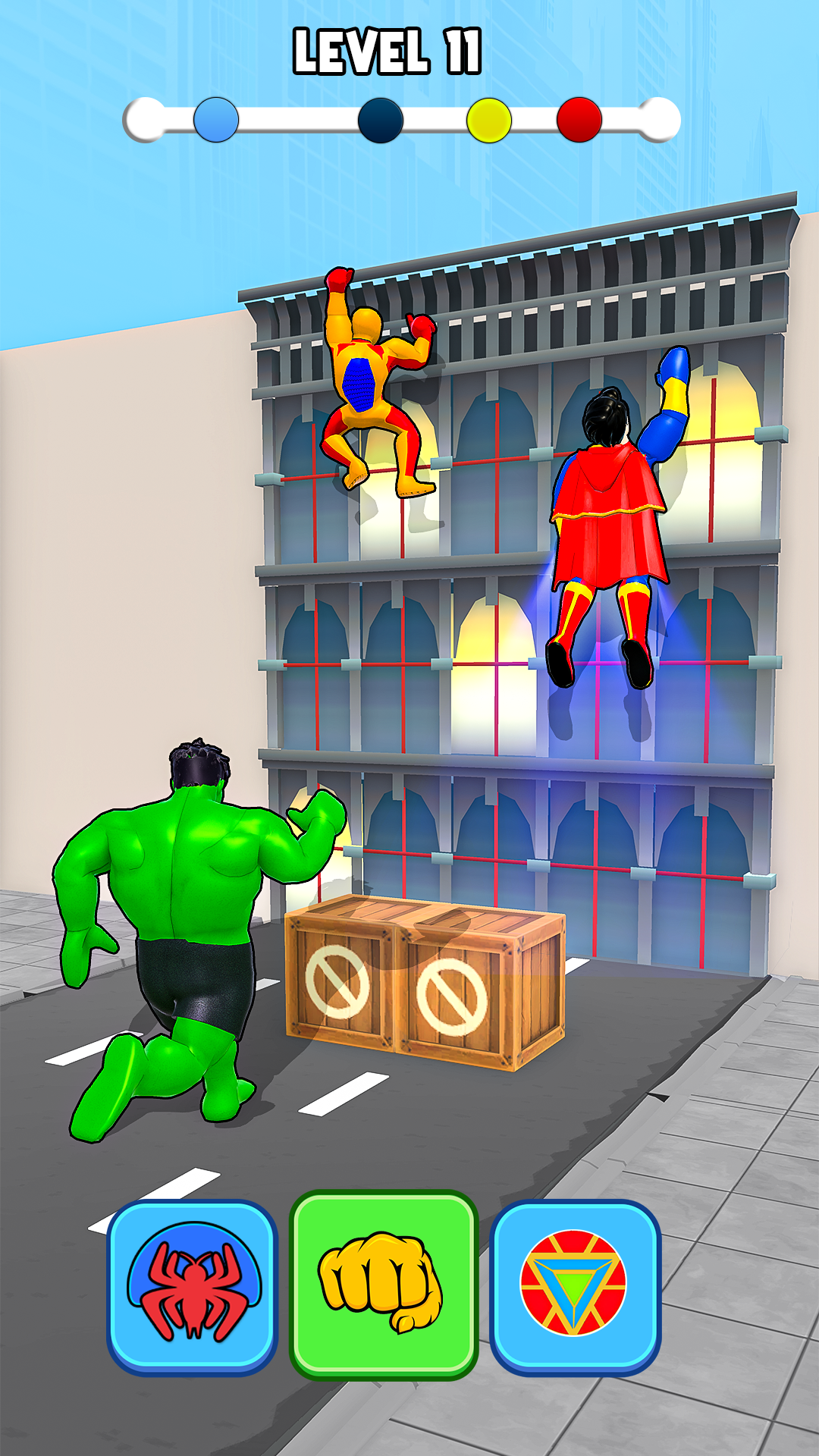 اسکرین شات 3 بازی Superhero Transform Shift Game