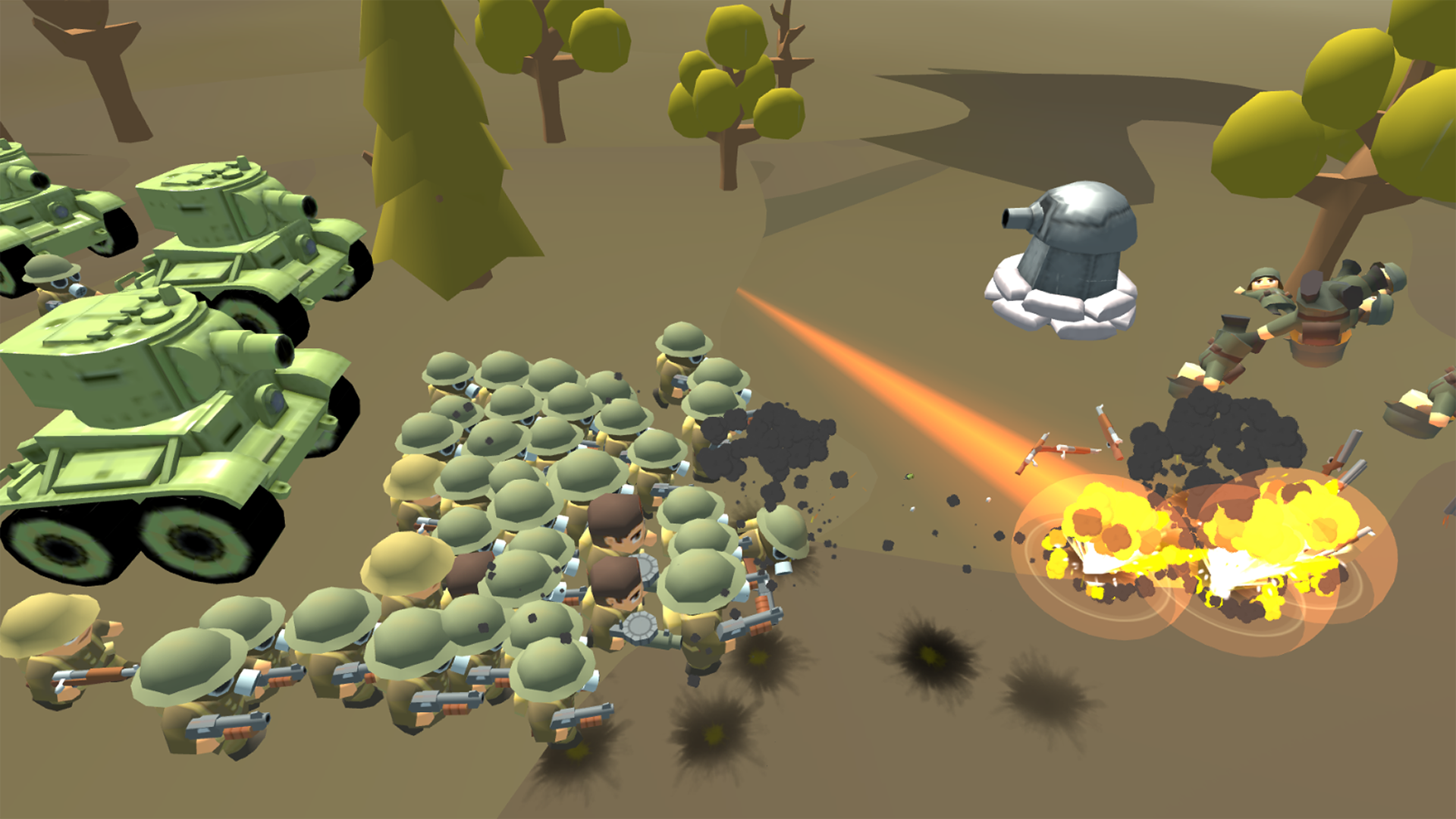 اسکرین شات 3 بازی WW1 Battle Simulator