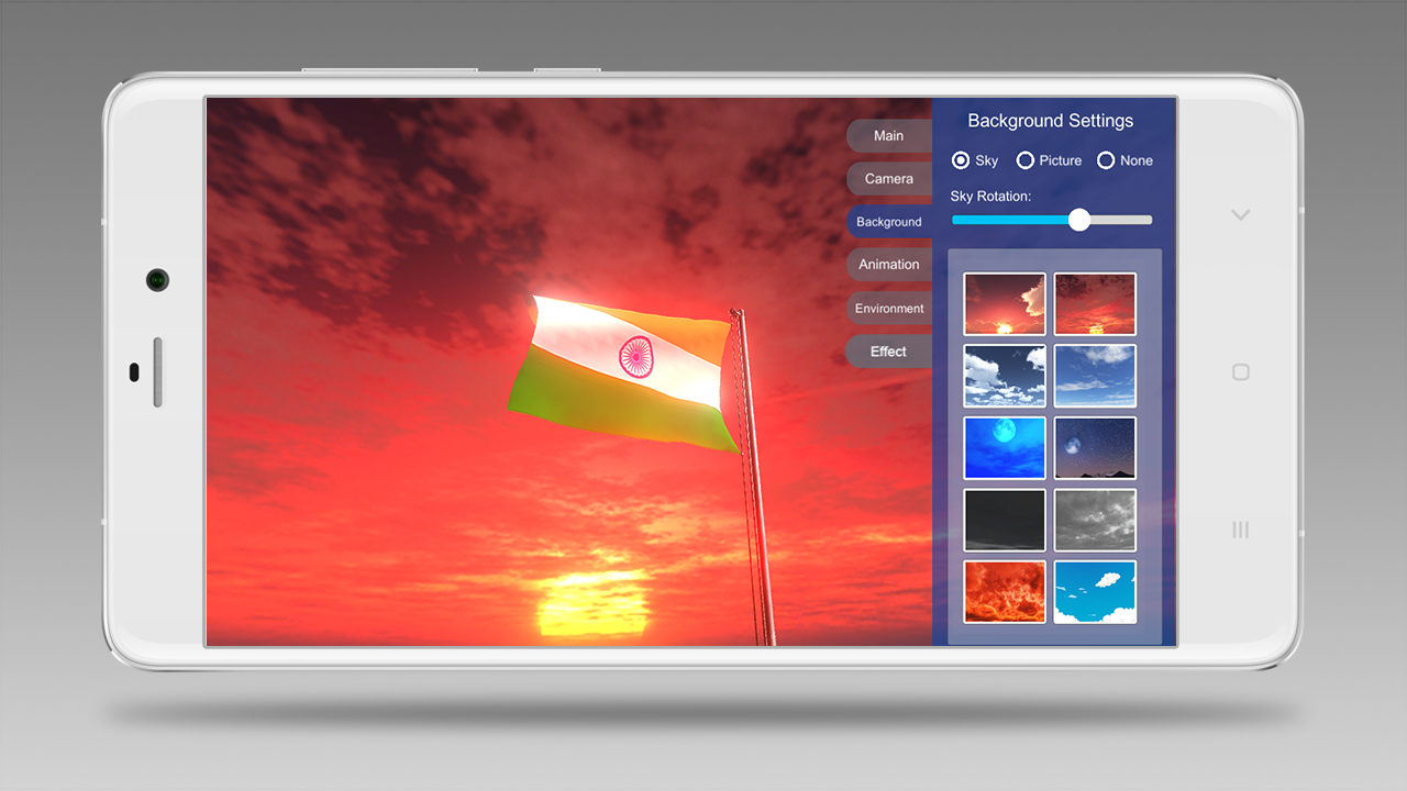 اسکرین شات 4 برنامه 3D Flag Maker