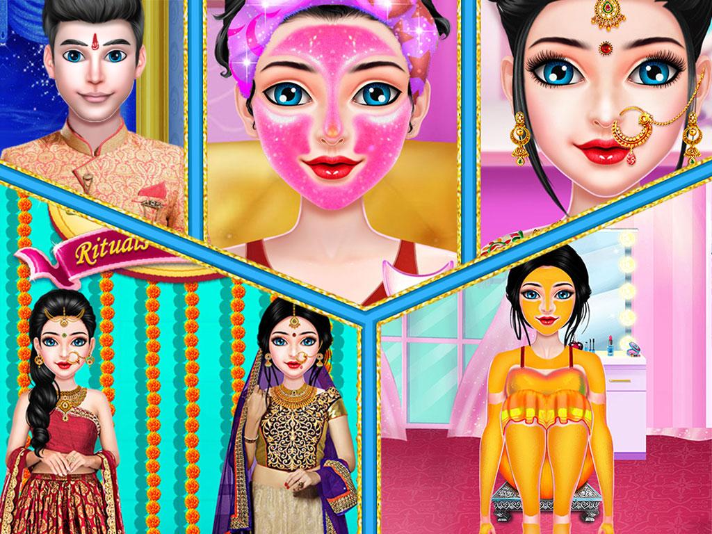 اسکرین شات 1 برنامه Indian Wedding Dress Up Game
