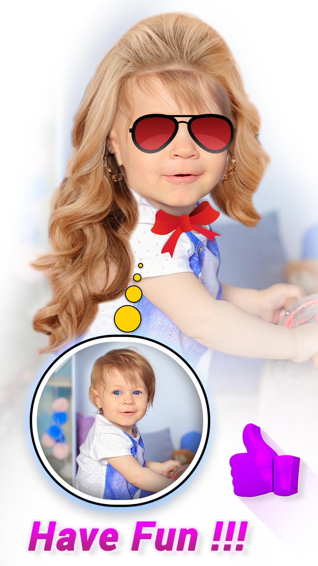 اسکرین شات 5 برنامه Hair Style Photo Editor