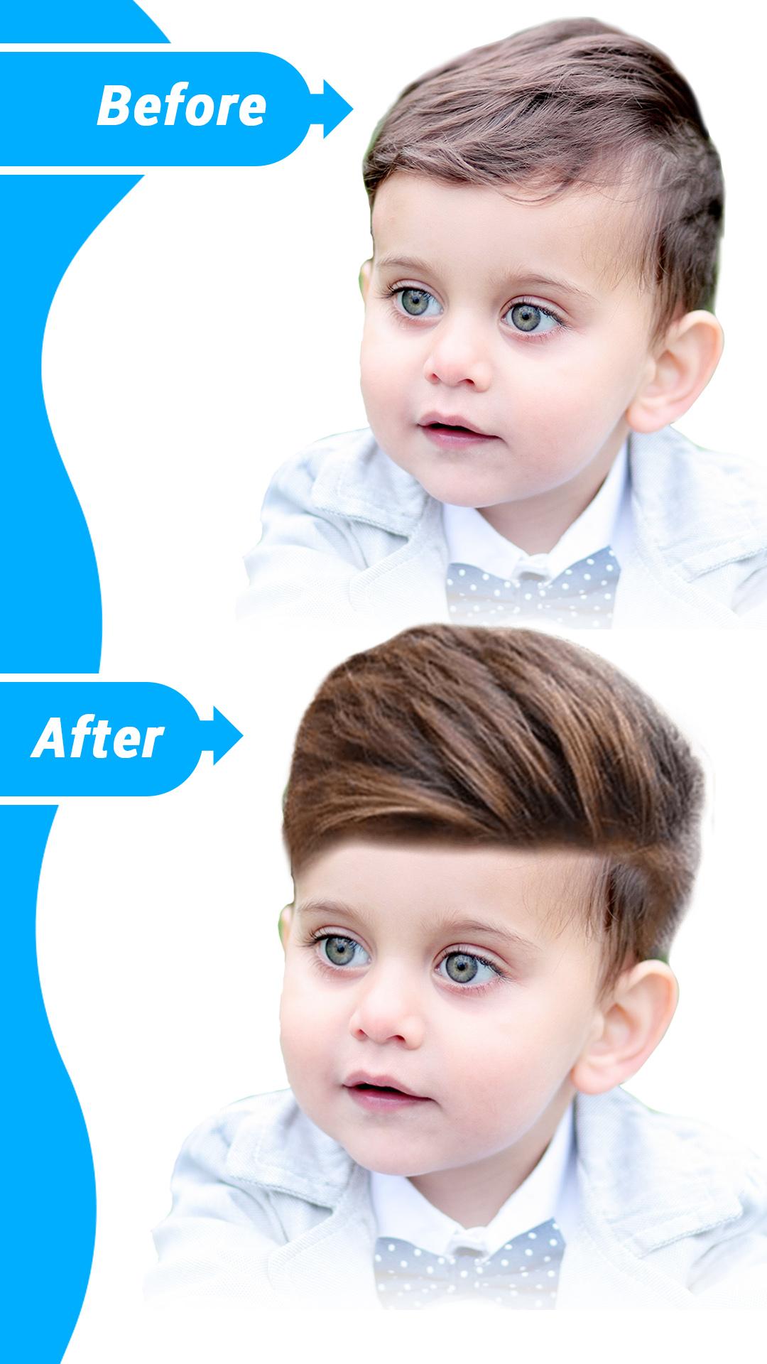 اسکرین شات 3 برنامه Hair Style Photo Editor