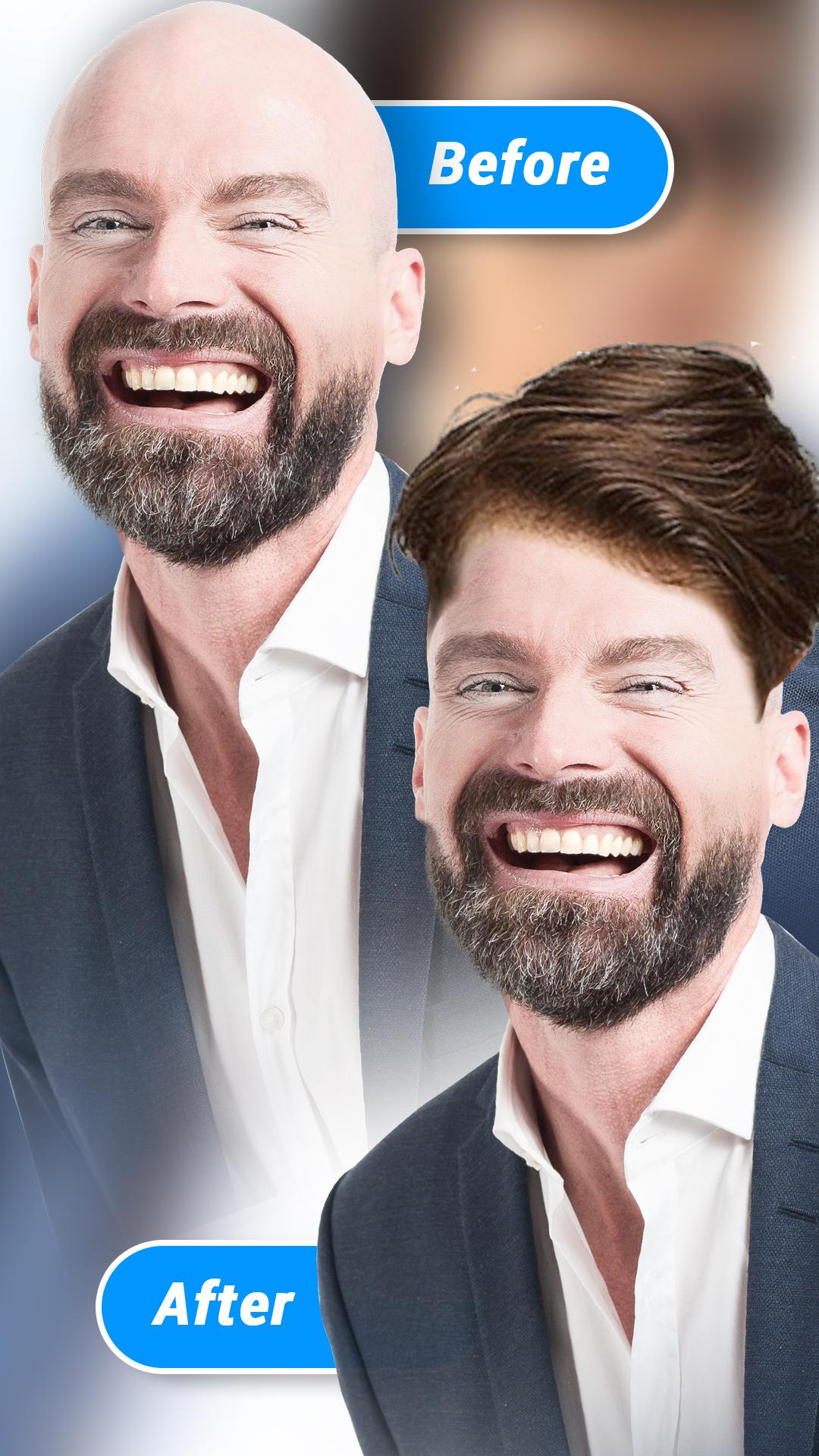 اسکرین شات 1 برنامه Hair Style Photo Editor