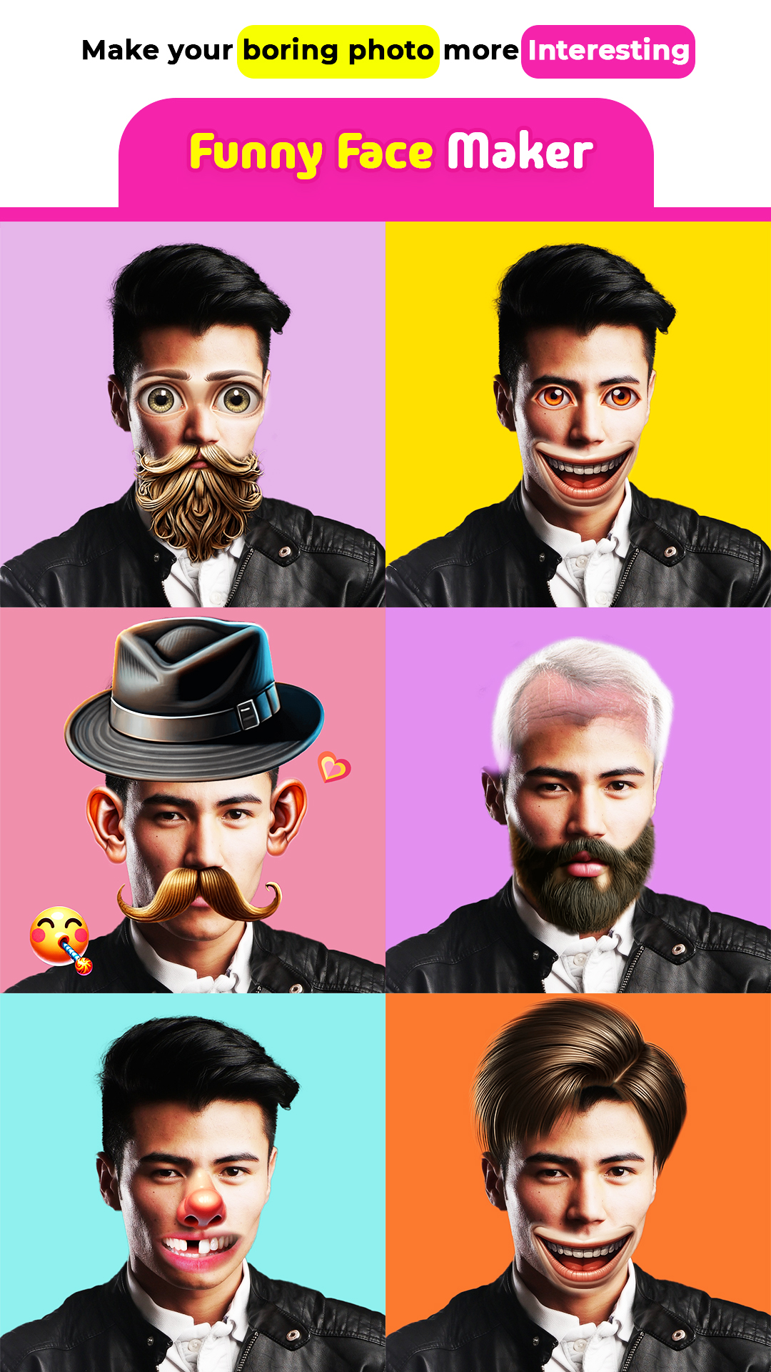 اسکرین شات 7 برنامه Hair Style Photo Editor