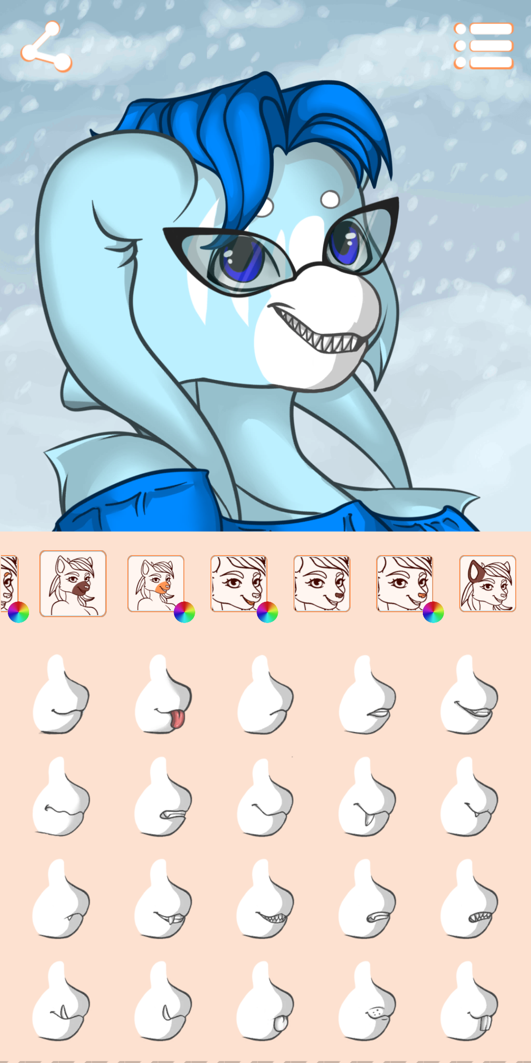 اسکرین شات 8 برنامه Avatar Maker: Furry Head