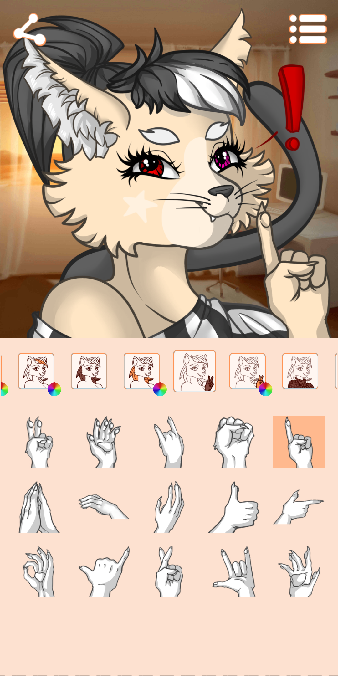 اسکرین شات 7 برنامه Avatar Maker: Furry Head