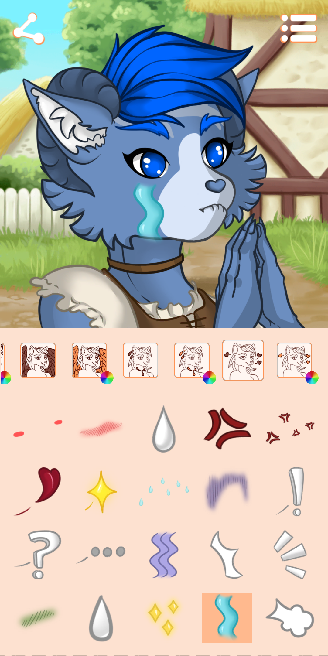 اسکرین شات 5 برنامه Avatar Maker: Furry Head