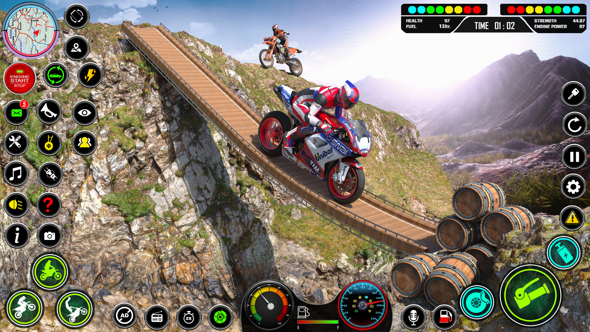 اسکرین شات 3 بازی Bike Stunt Impossible Track