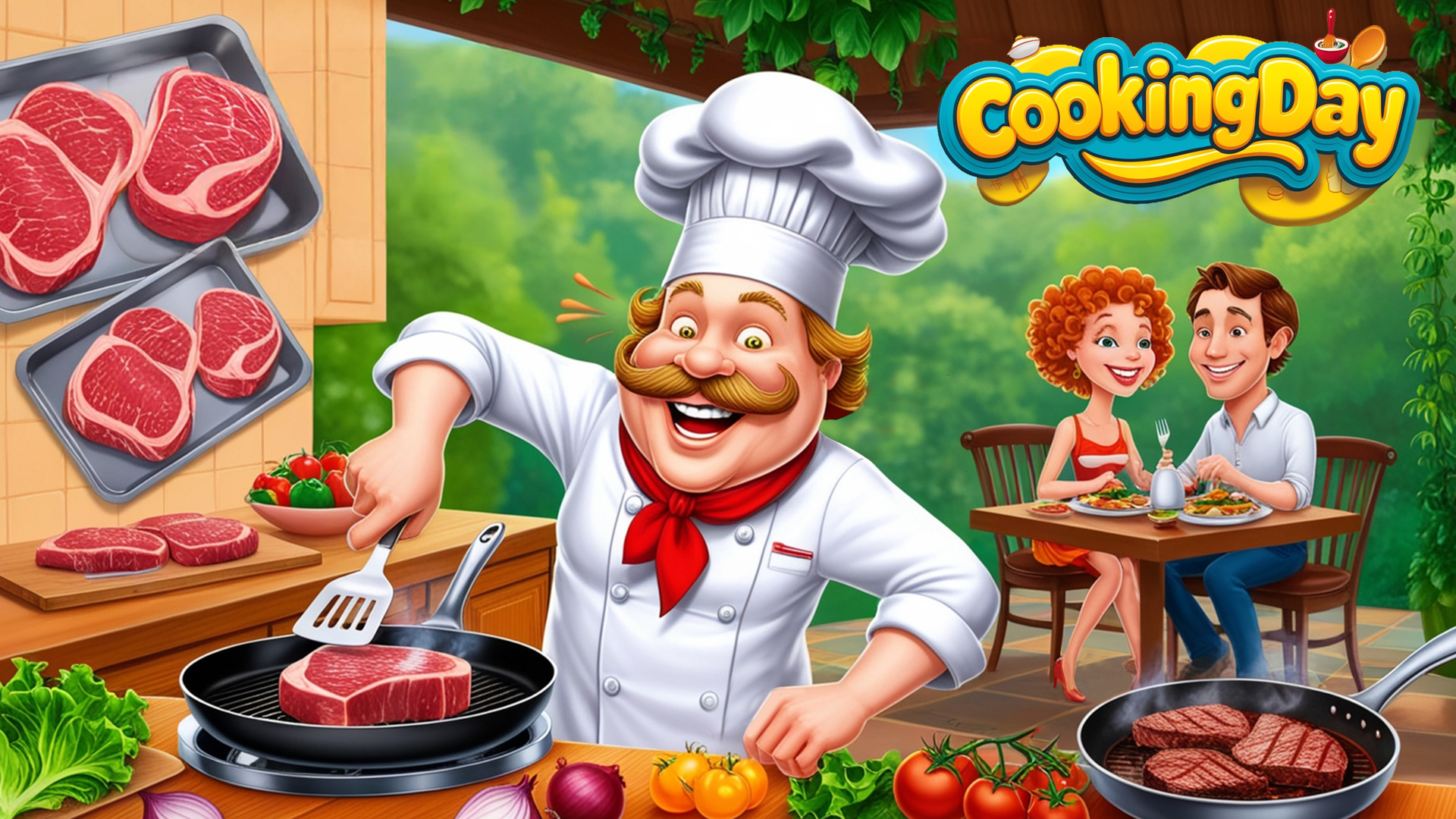 اسکرین شات 1 بازی Cooking Day Master Chef Games
