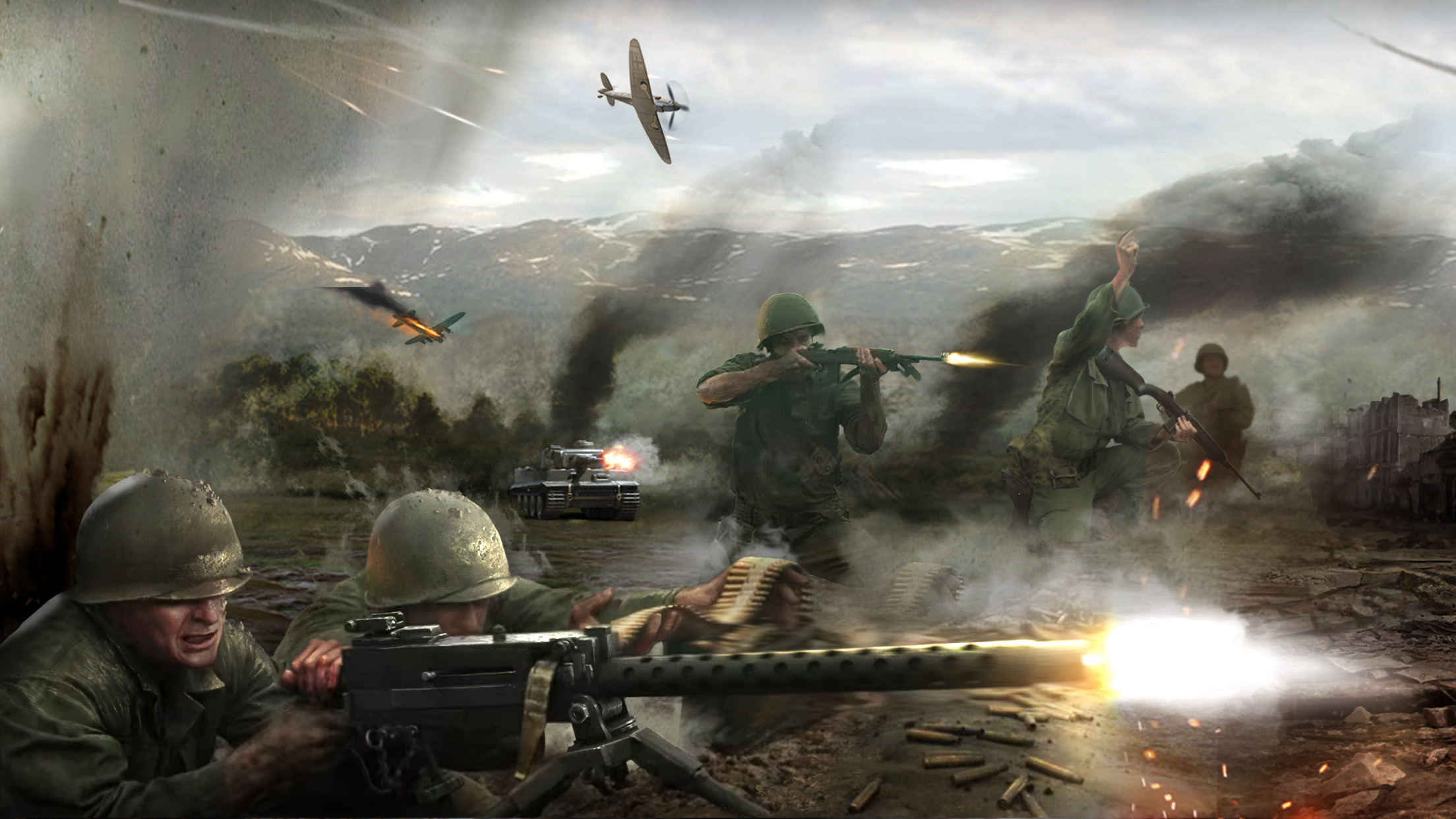 اسکرین شات 4 بازی World War: Machines Conquest