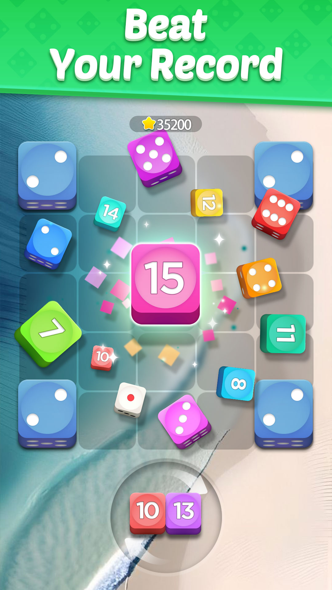 اسکرین شات 6 بازی Dice Puzzle - Merge puzzle