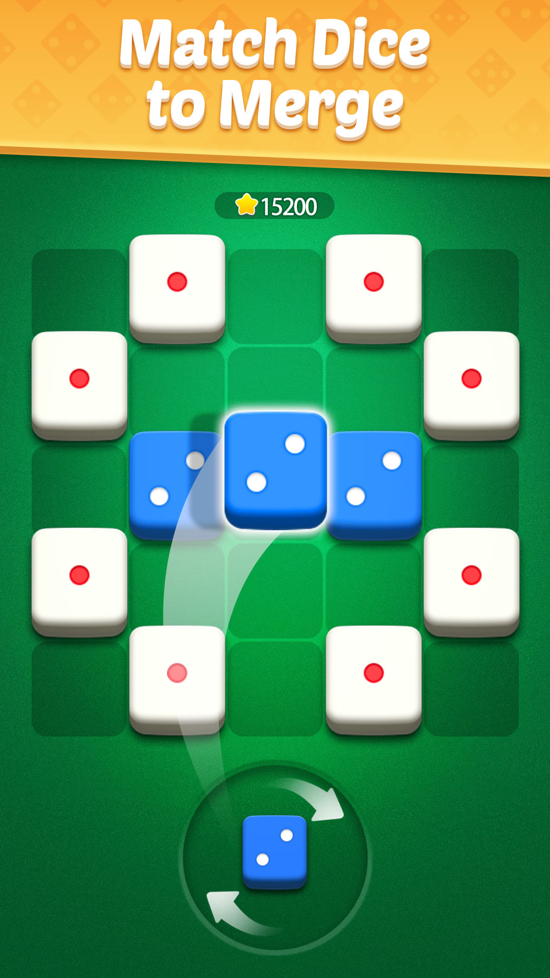 اسکرین شات 1 بازی Dice Puzzle - Merge puzzle