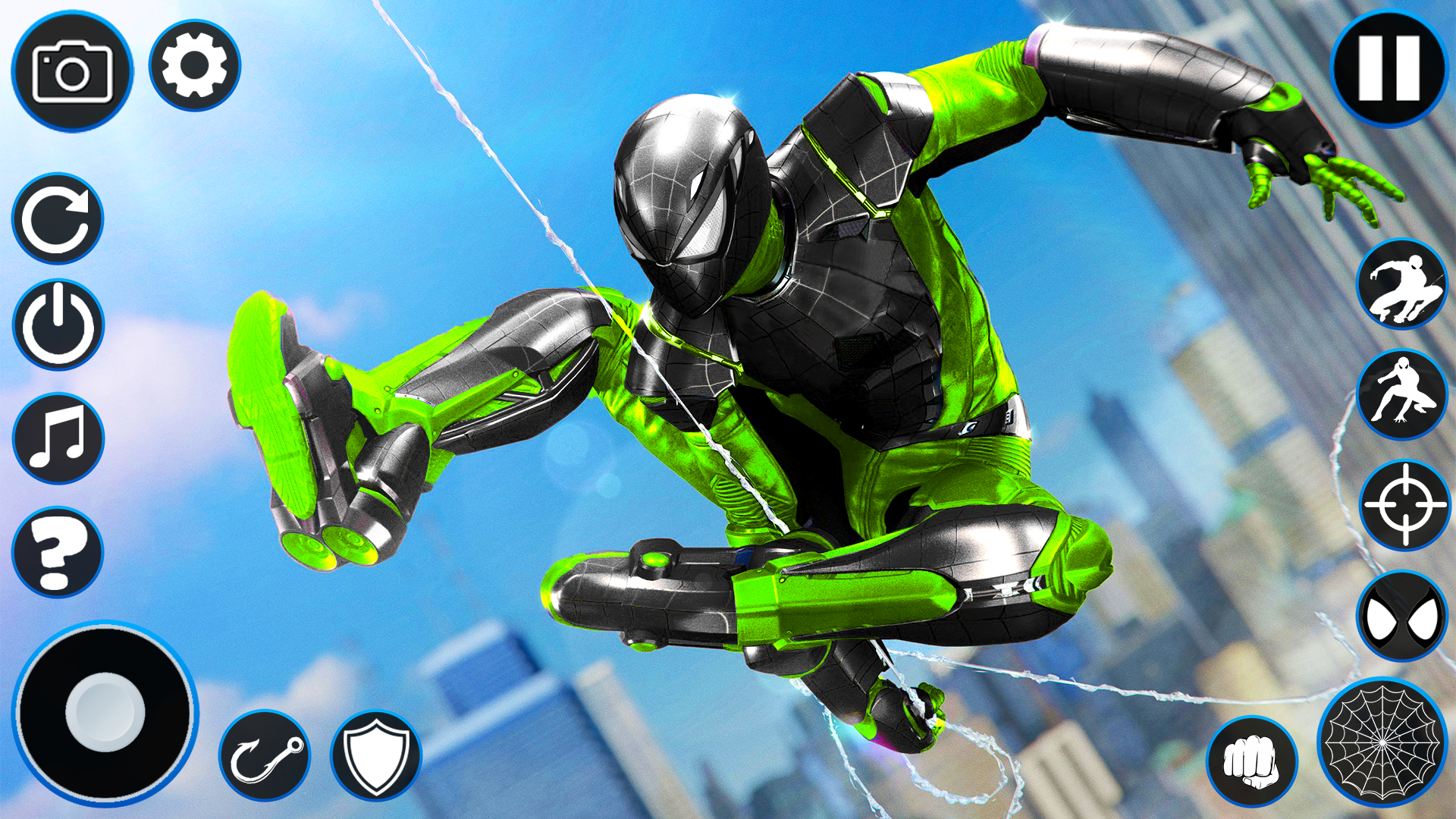 اسکرین شات 3 بازی Spider RopeHero City Battle 3D