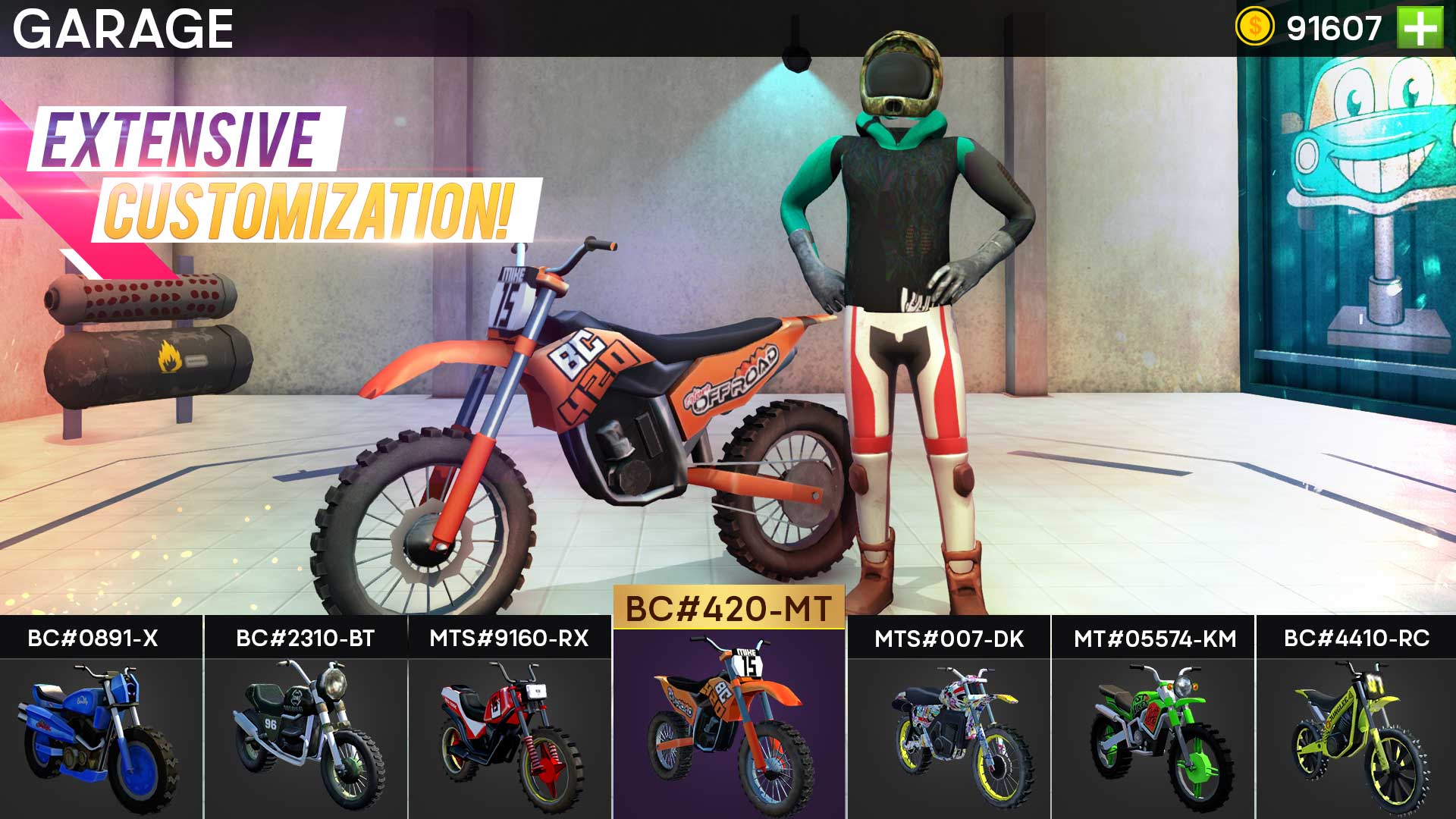 اسکرین شات 1 بازی Bike Stunt 3D - Bike Games