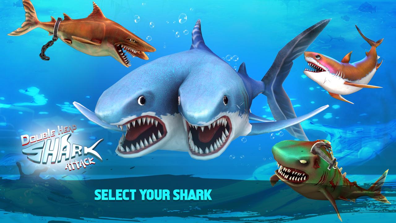 اسکرین شات 1 بازی Double Head Shark Attack PVP