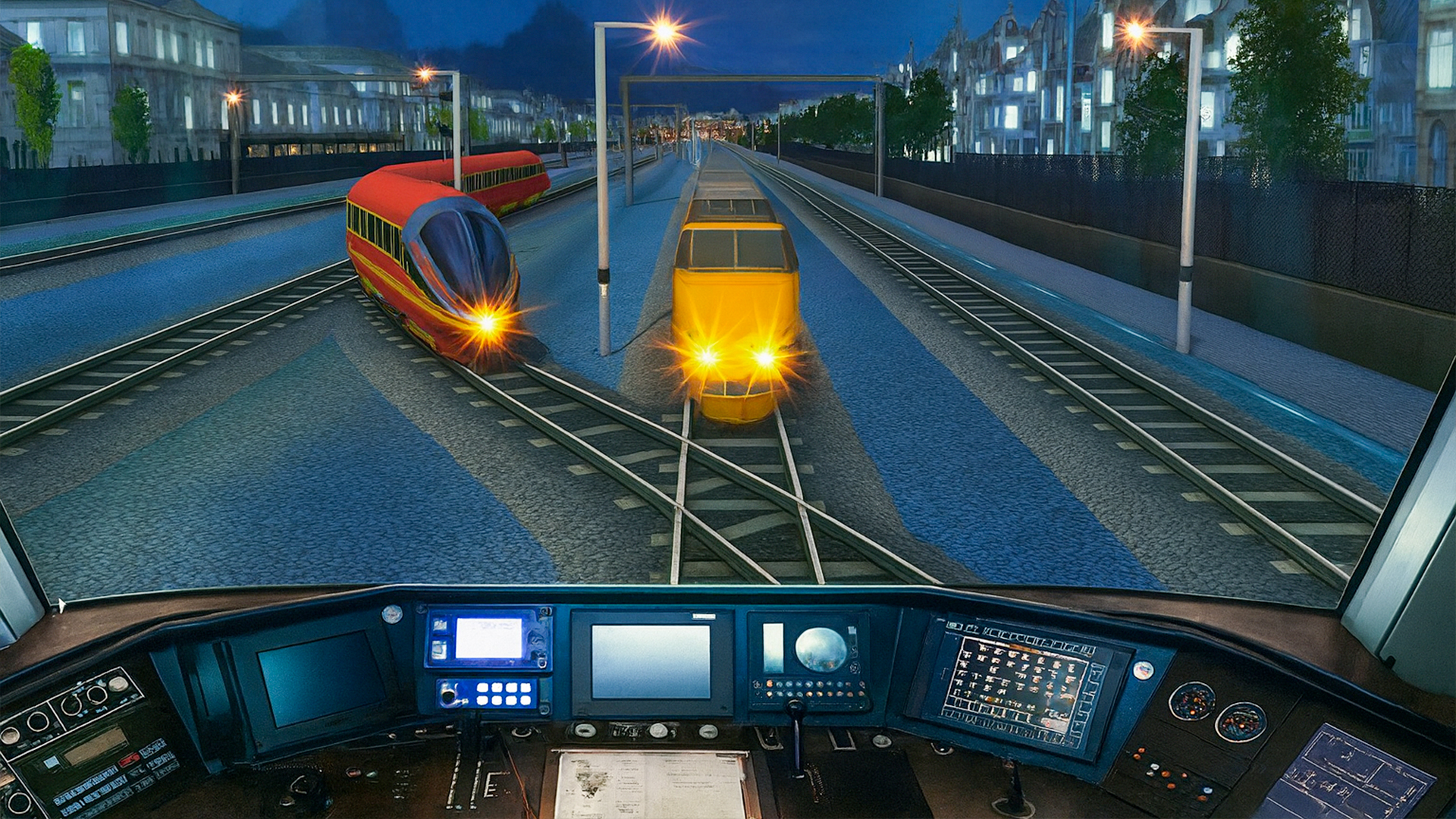 اسکرین شات 2 بازی Euro Train Driving PVP 2025