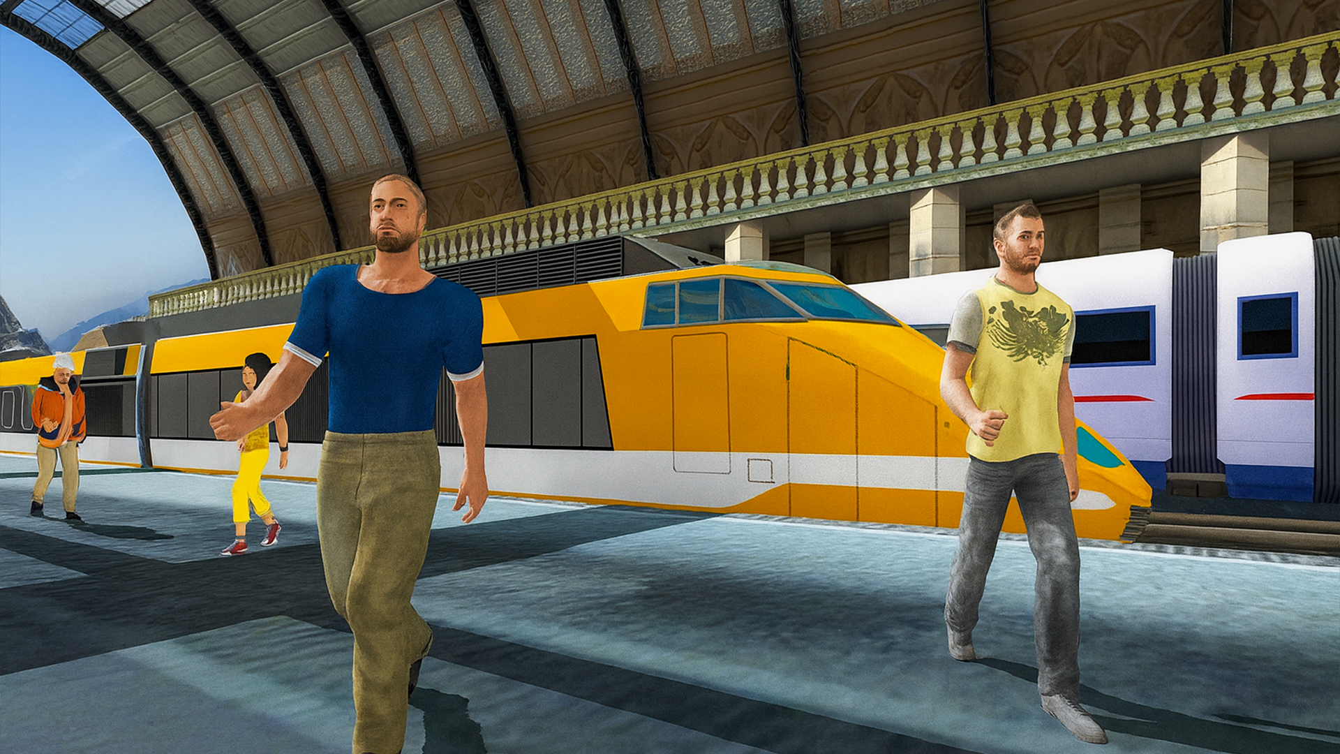 اسکرین شات 5 بازی Euro Train Driving PVP 2025