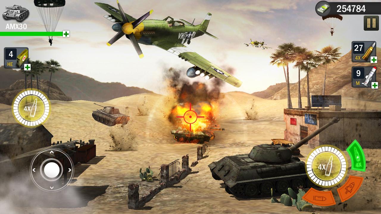 اسکرین شات 3 بازی Tank War Blitz 3D