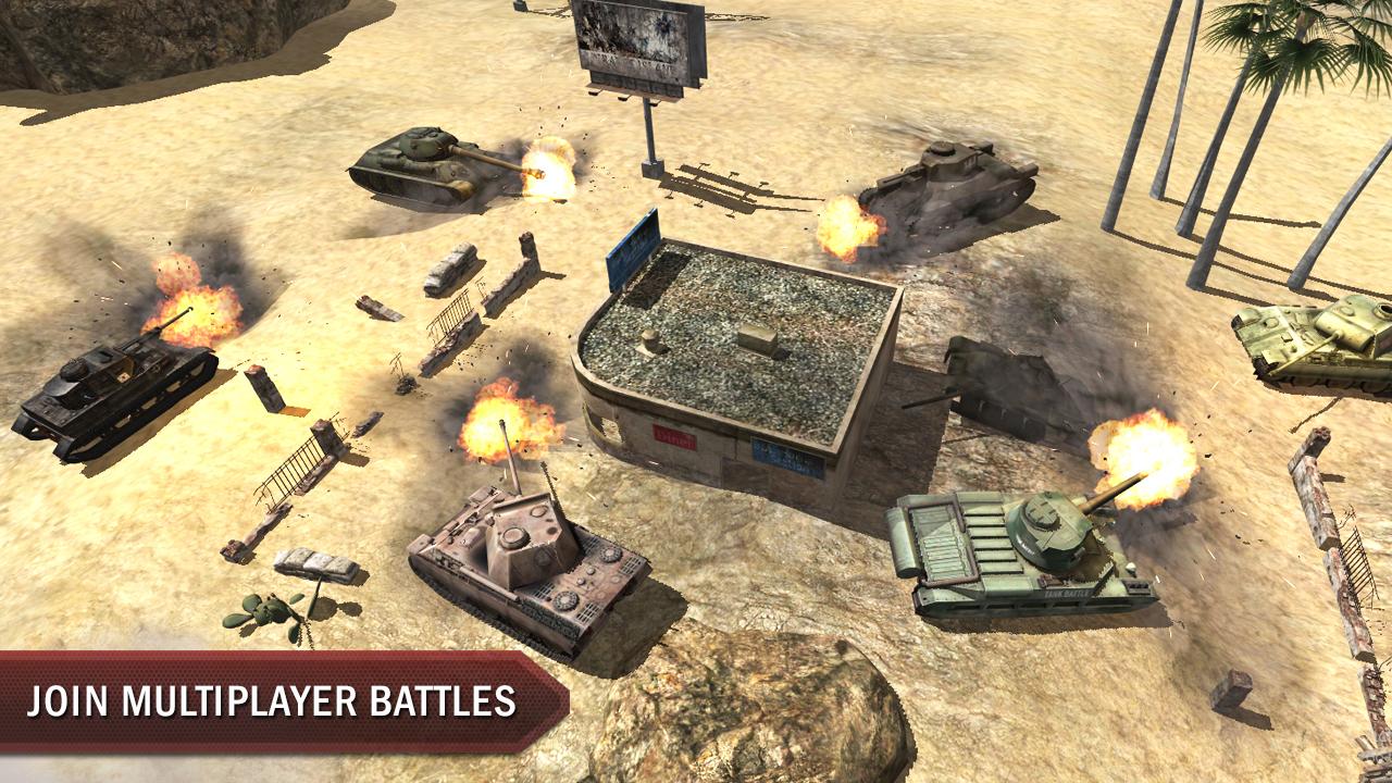 اسکرین شات 4 بازی Tank War Blitz 3D
