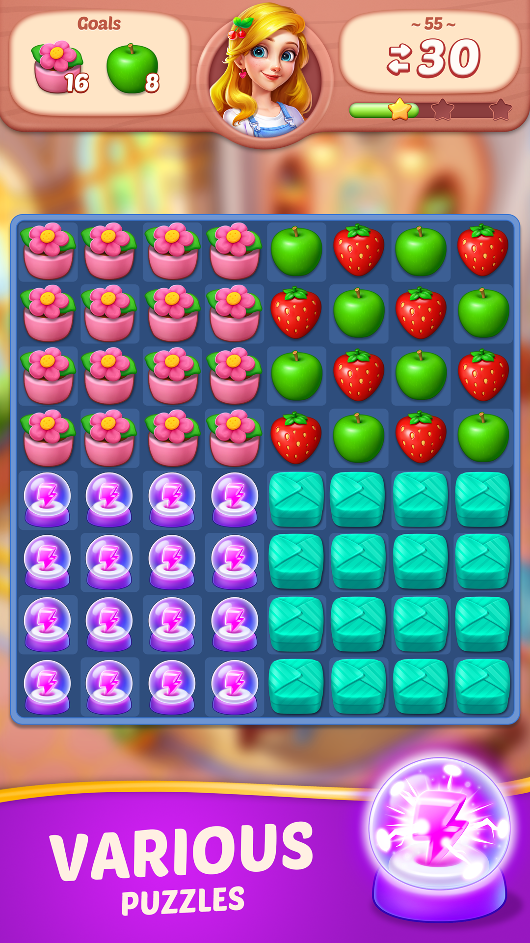 اسکرین شات 7 بازی Fruit Diary - Merge & Match 3