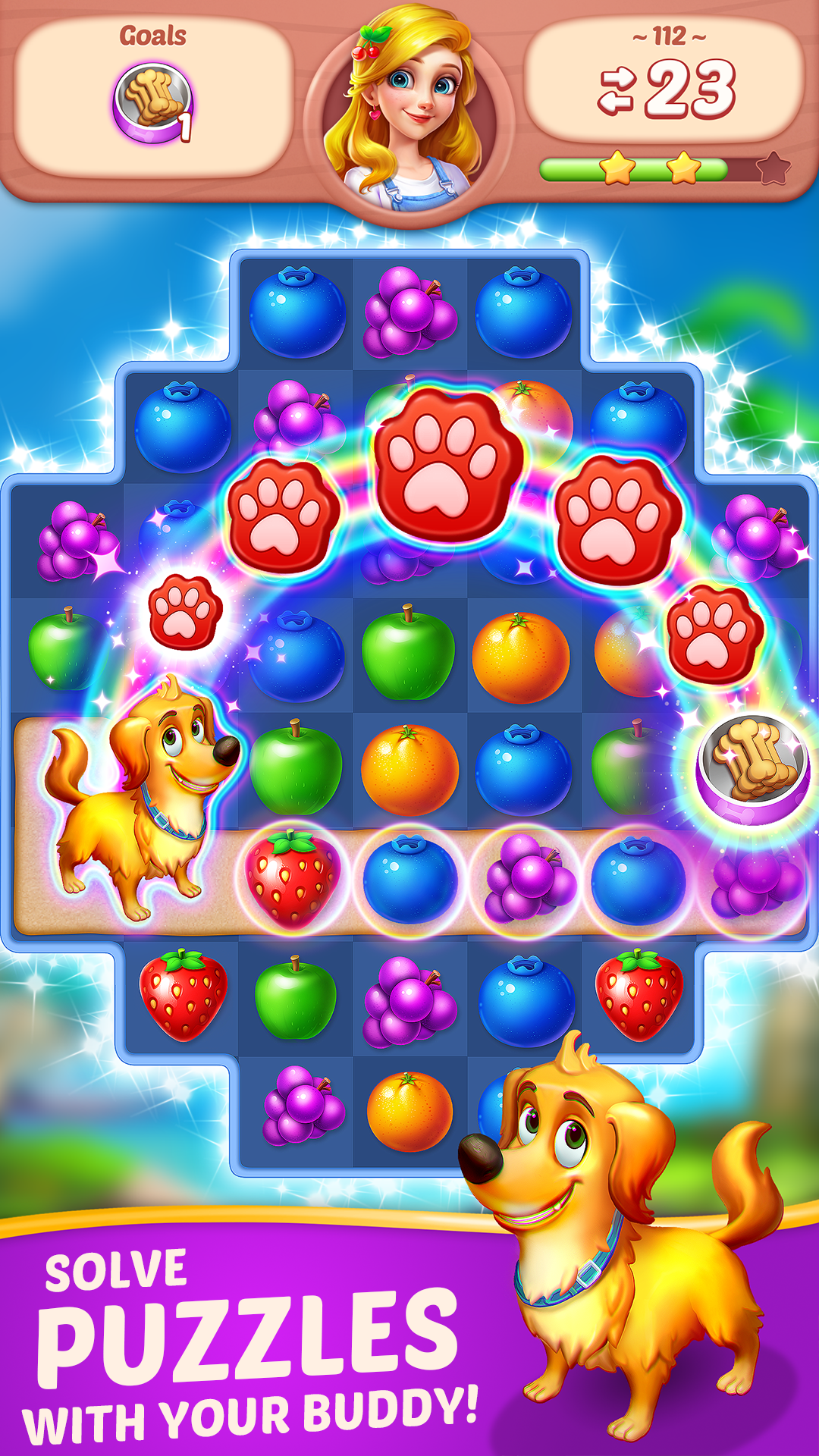اسکرین شات 6 بازی Fruit Diary - Merge & Match 3