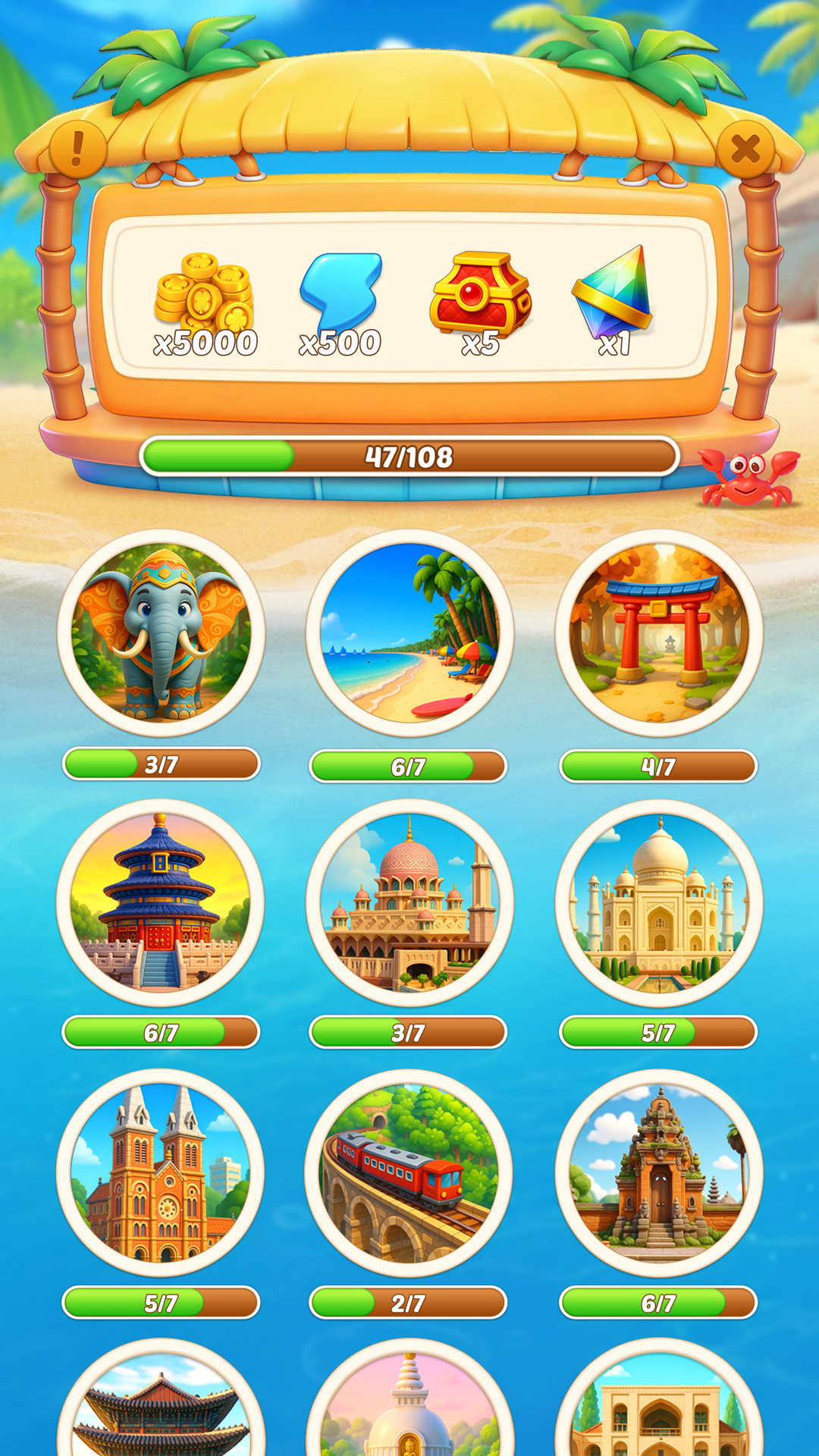 اسکرین شات 6 بازی Merge City - Travel & Story