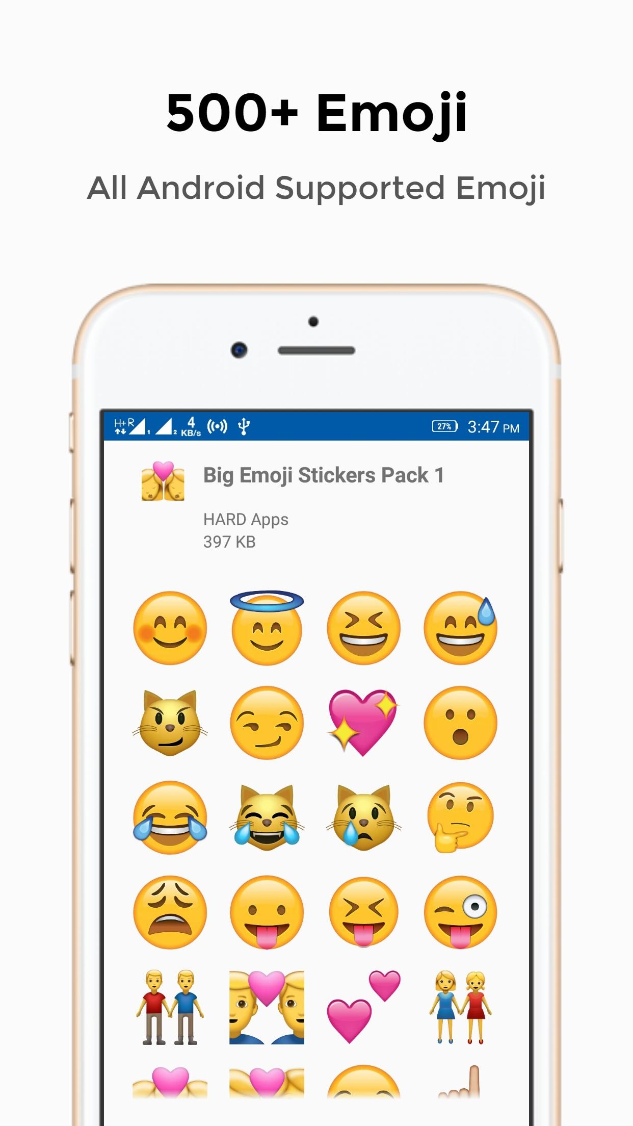 اسکرین شات 3 برنامه Kubet : Stickers Emoji whatsap