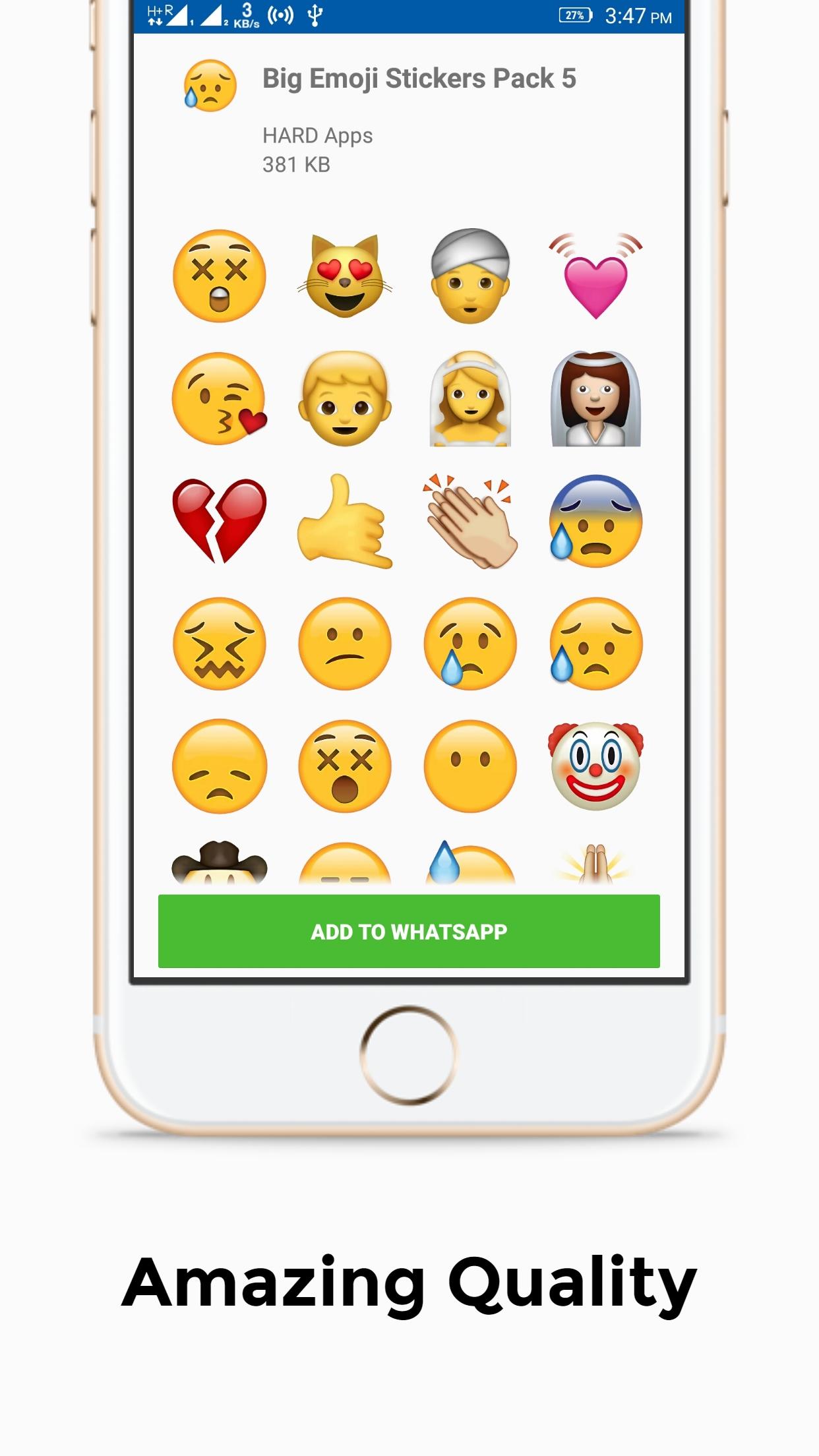 اسکرین شات 4 برنامه Kubet : Stickers Emoji whatsap