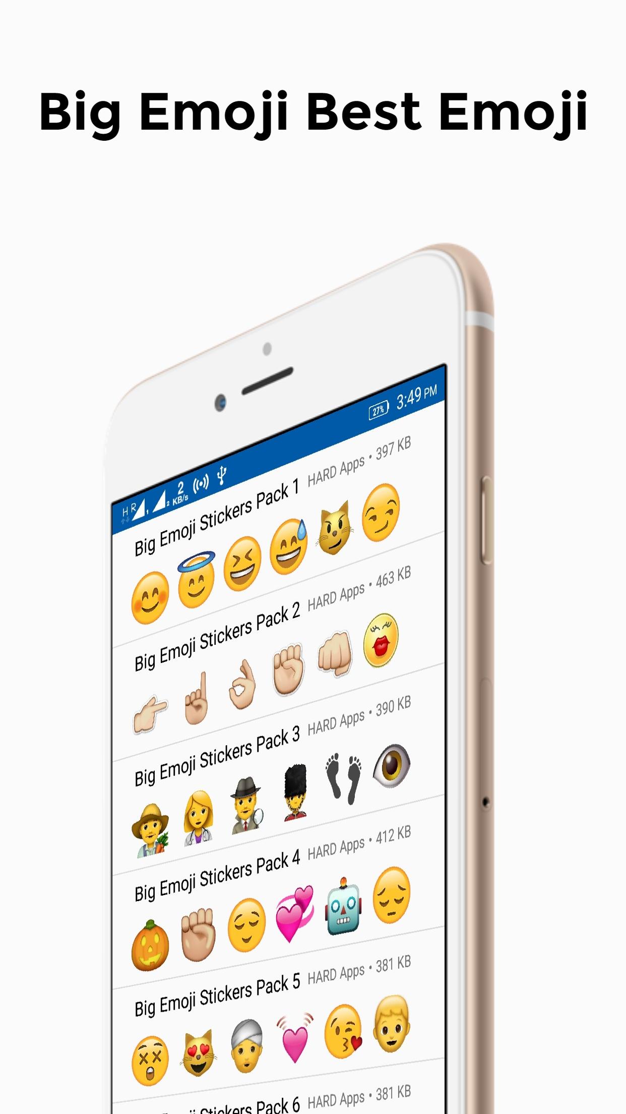 اسکرین شات 2 برنامه Kubet : Stickers Emoji whatsap