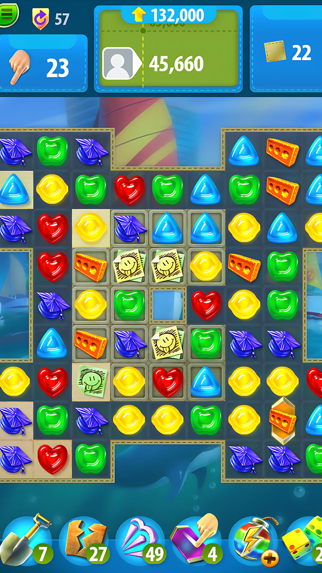 اسکرین شات 6 بازی Gummy Drop! Match 3 & Travel