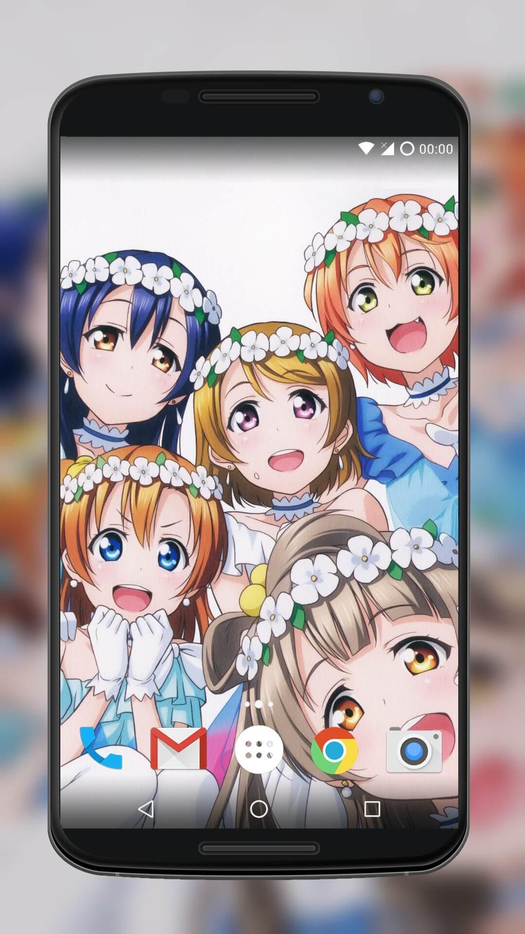 اسکرین شات 4 برنامه Anime Wallpaper