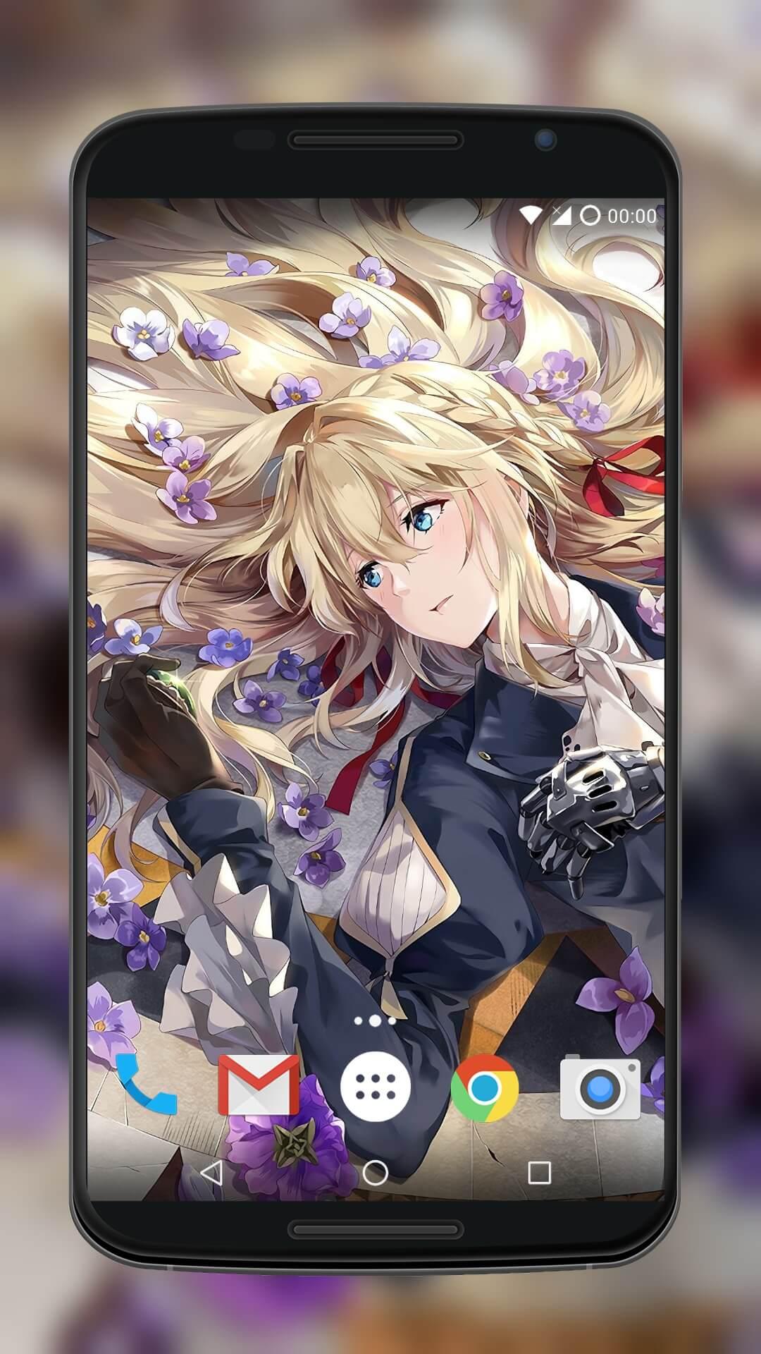 اسکرین شات 3 برنامه Anime Wallpaper