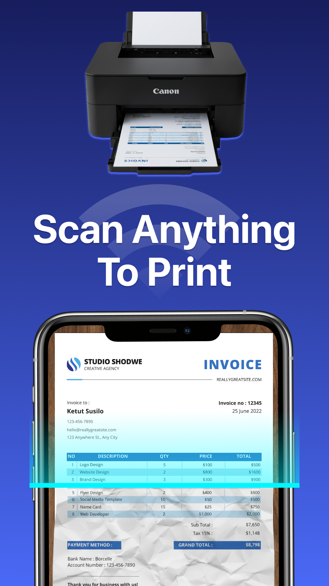 اسکرین شات 3 برنامه Smart Printer : Mobile Printer