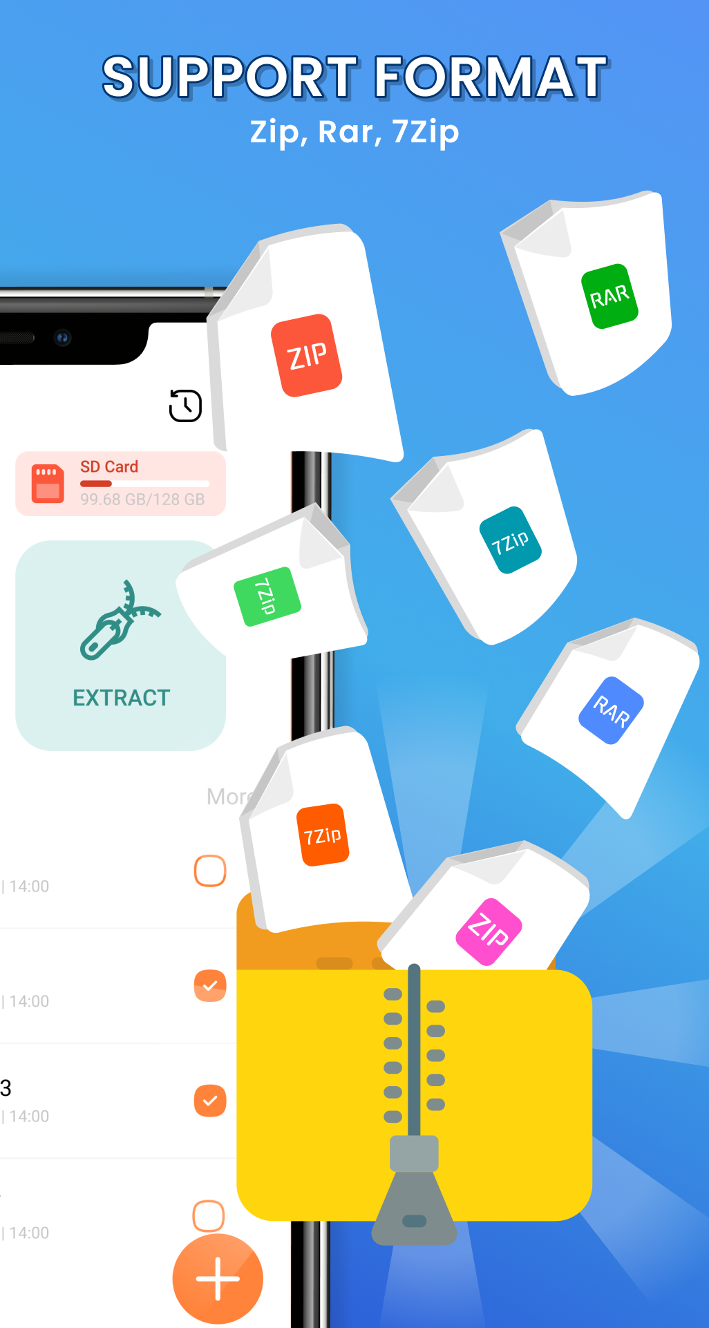 اسکرین شات 5 برنامه ZipApp: File Compressor, Unrar