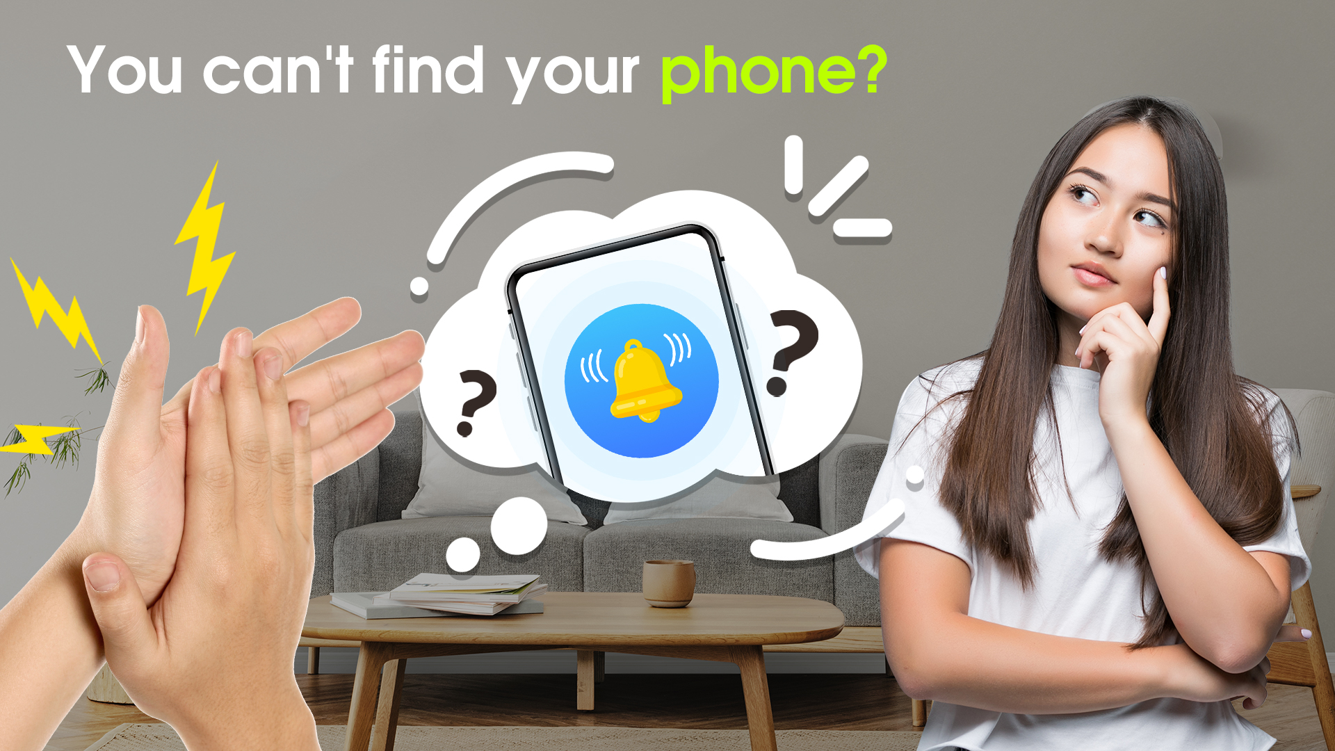 اسکرین شات 1 برنامه Find Phone by Clap, Whistle