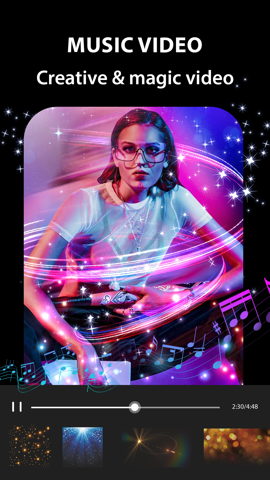 اسکرین شات 3 برنامه Music Video Maker