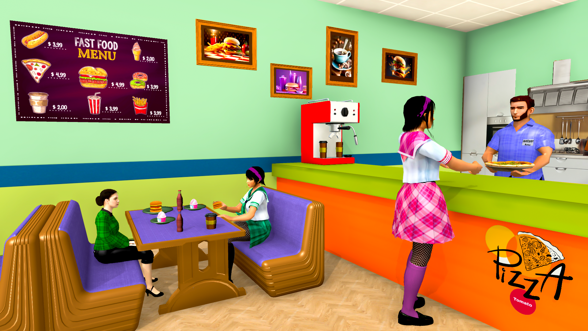 اسکرین شات 2 بازی High School Girl Simulator 3D