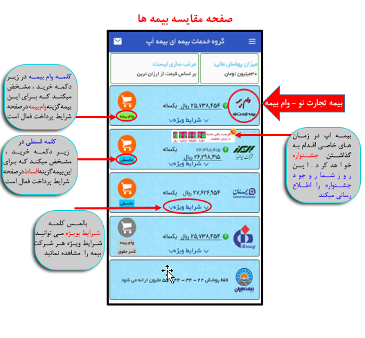اسکرین شات 4 برنامه بیمه اپ