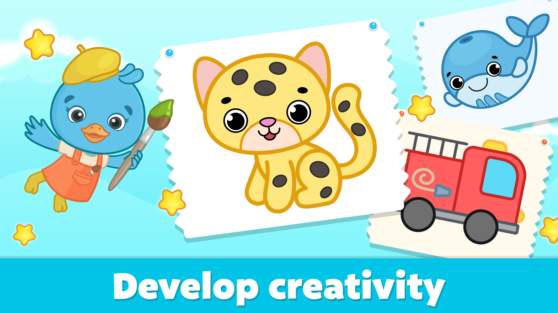 اسکرین شات 6 بازی Coloring for Kids: Drawing 2-6