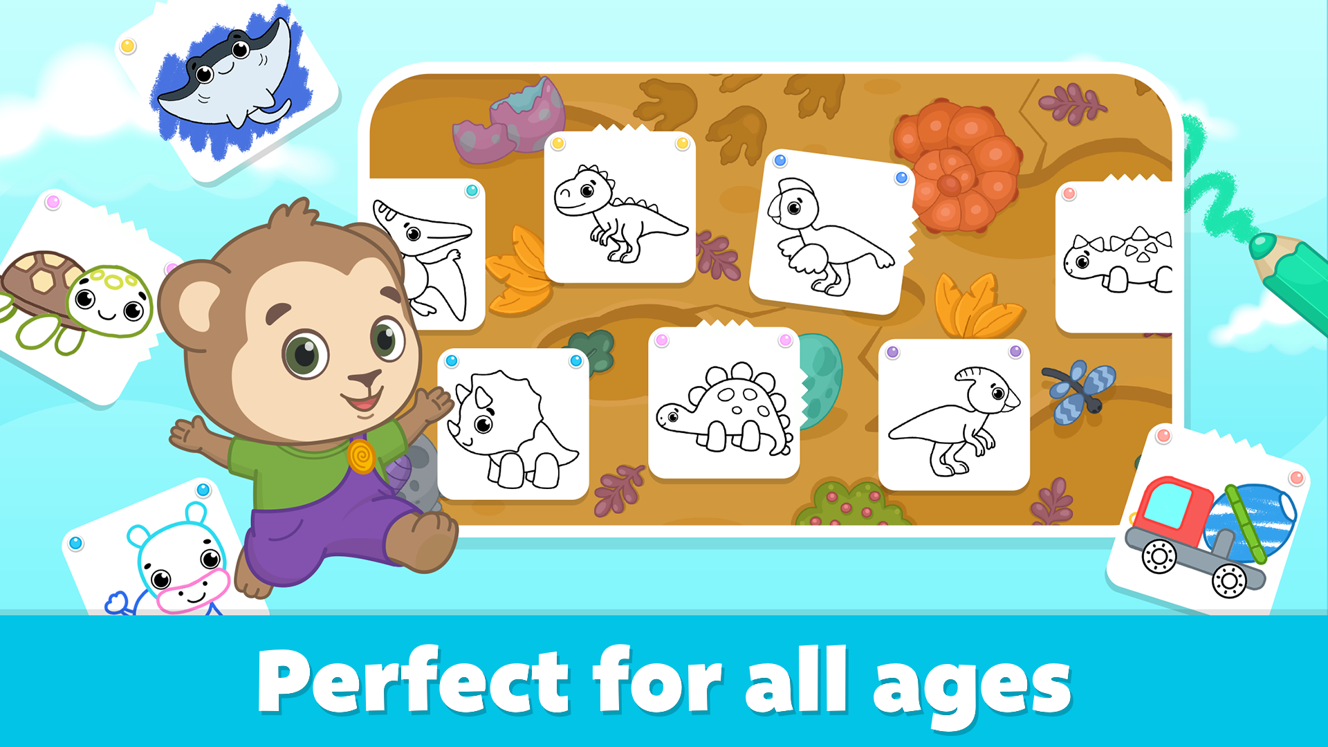 اسکرین شات 5 بازی Coloring for Kids: Drawing 2-6