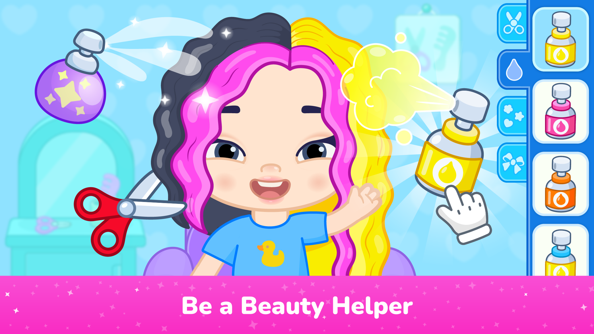 اسکرین شات 4 بازی Beauty Salon Games for Kids 2+